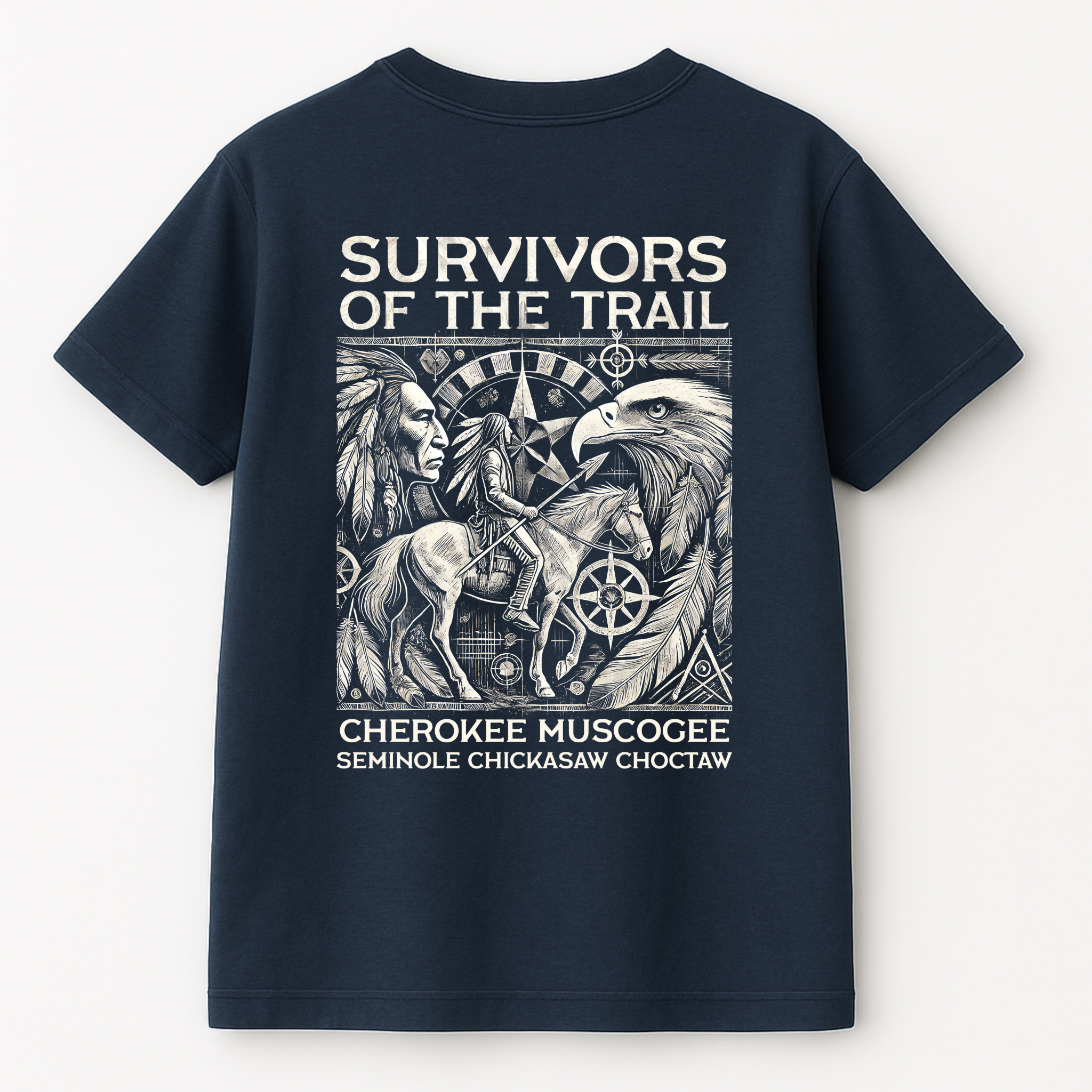 "Chayton" | Trail Of Tears | Unisex Tee | Back