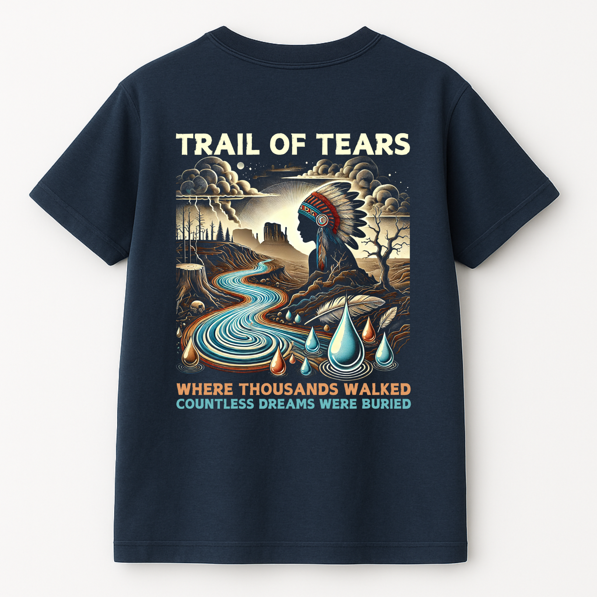 "Elu" | Trail Of Tears | Unisex Tee | Back