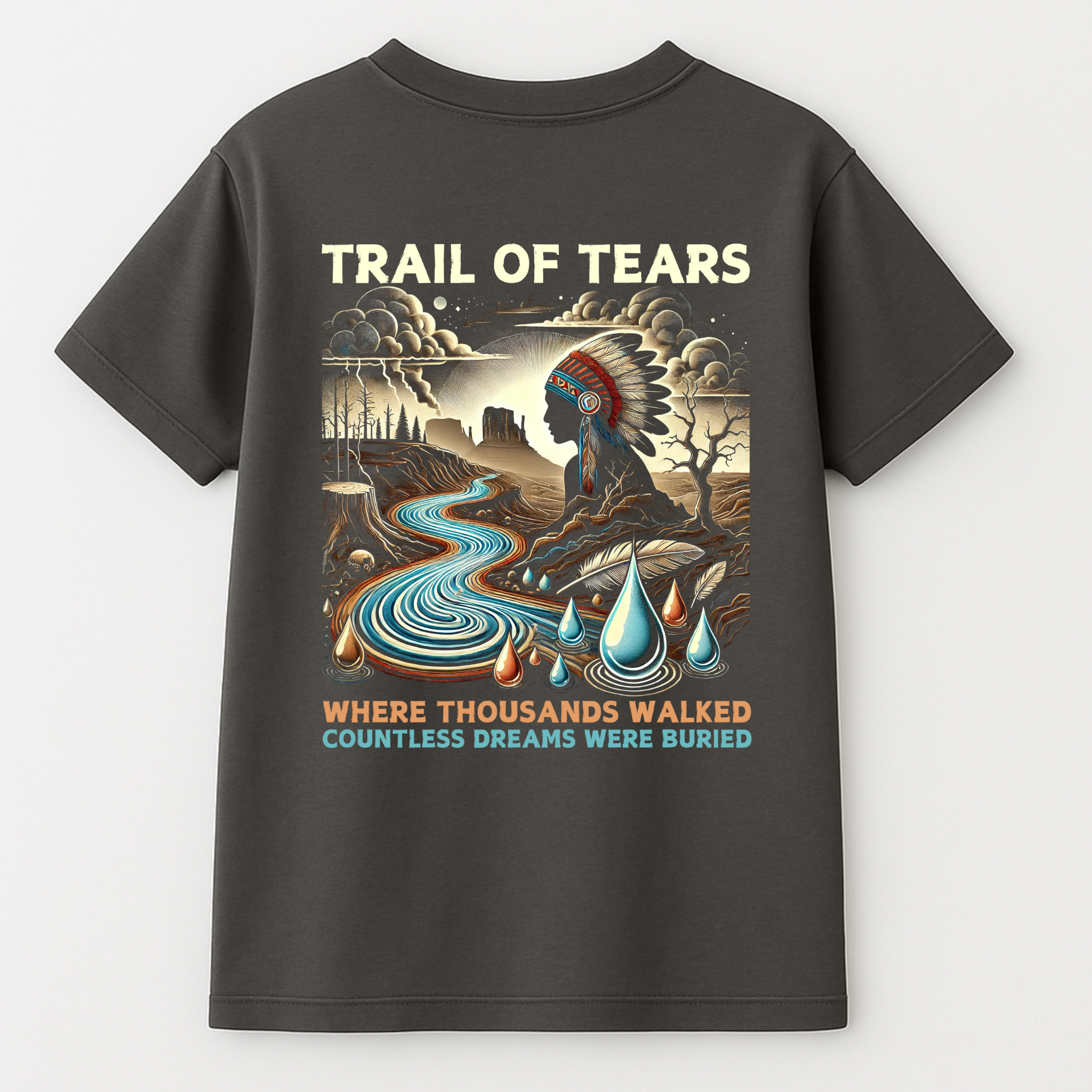 "Elu" | Trail Of Tears | Unisex Tee | Back