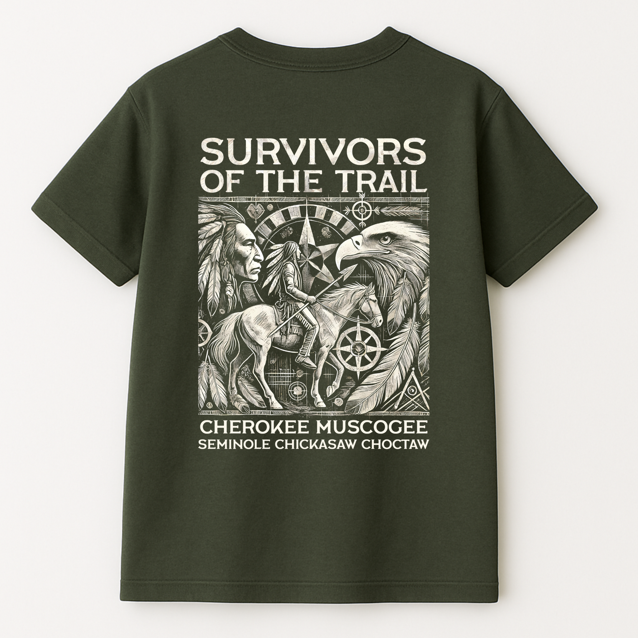 "Chayton" | Trail Of Tears | Unisex Tee | Back