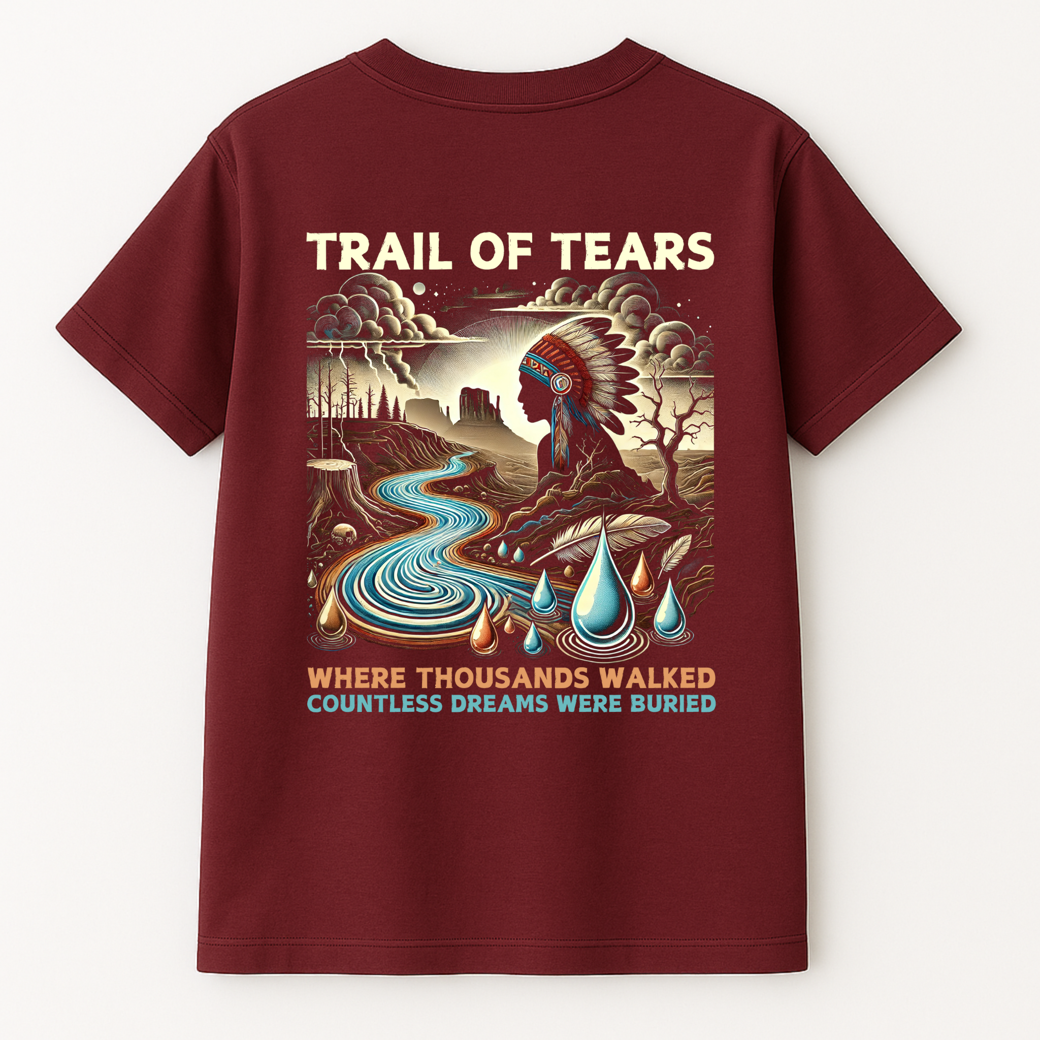"Elu" | Trail Of Tears | Unisex Tee | Back