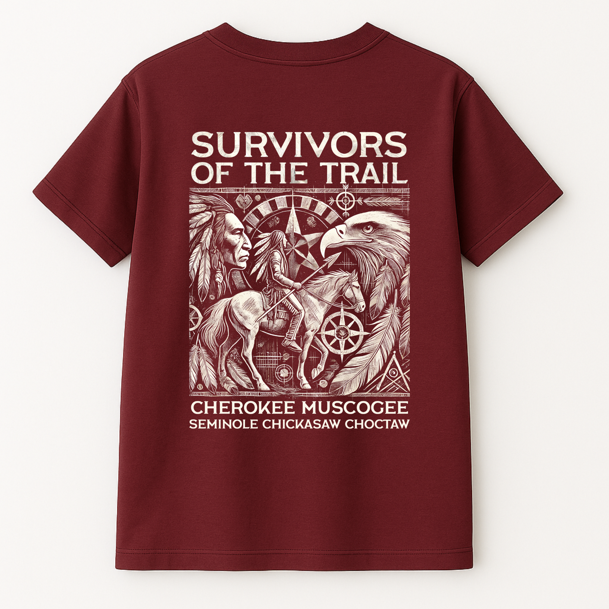 "Chayton" | Trail Of Tears | Unisex Tee | Back