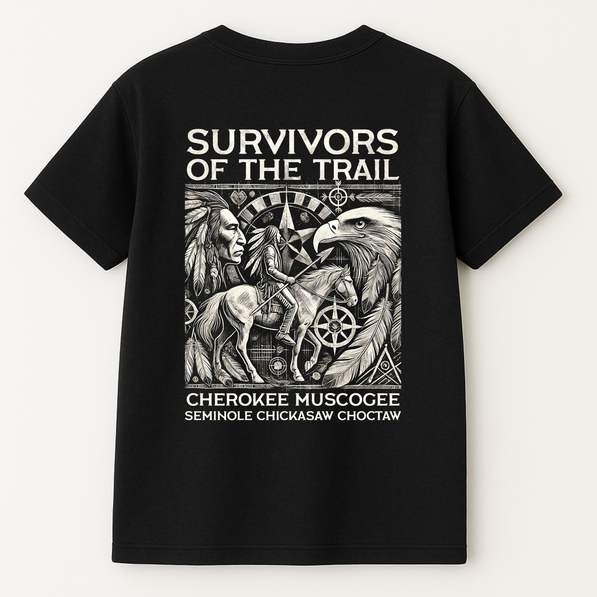 "Chayton" | Trail Of Tears | Unisex Tee | Back