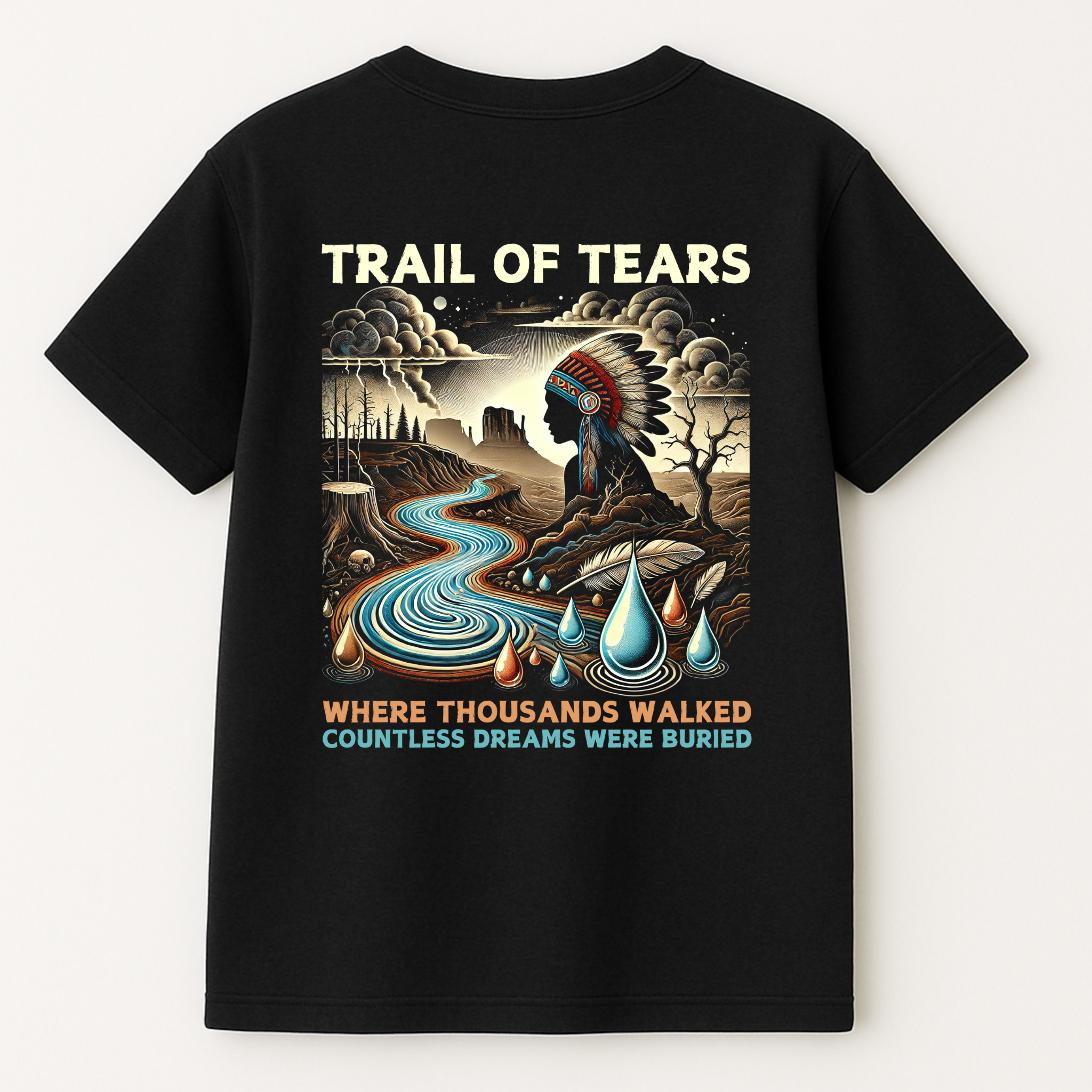 "Elu" | Trail Of Tears | Unisex Tee | Back