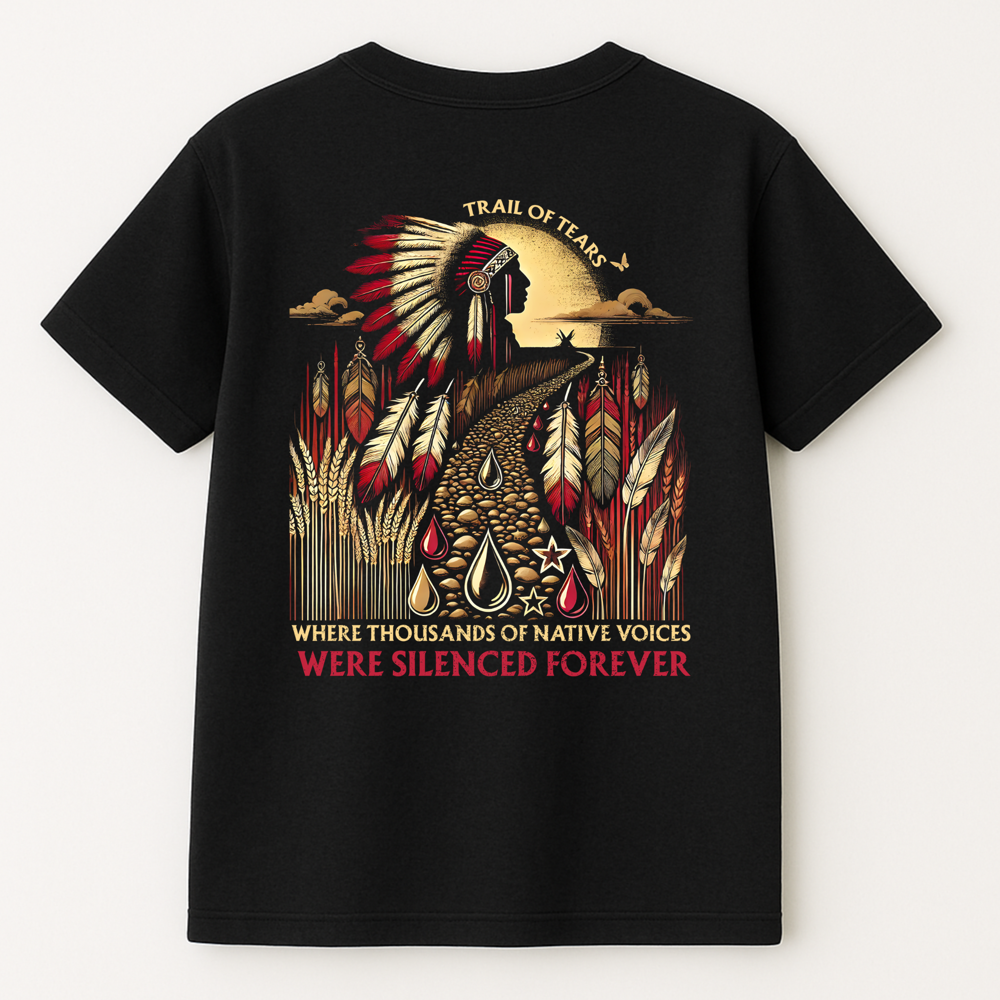 "Sakima" | Trail Of Tears | Unisex Tee | Back