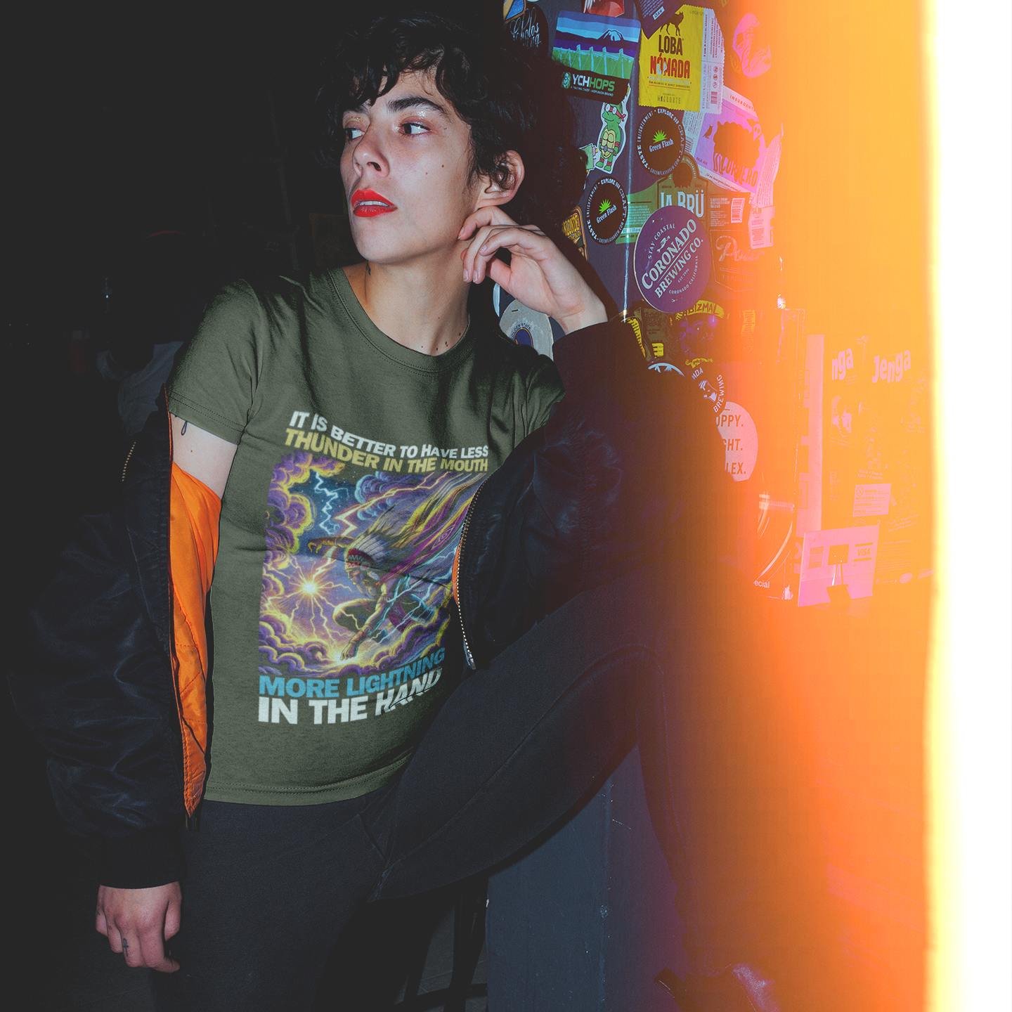 "Makya" | Lightning | Unisex Tee