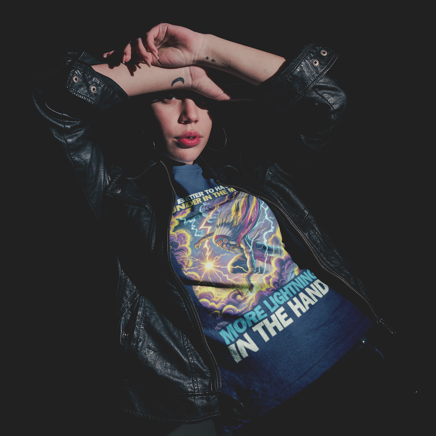 "Makya" | Lightning | Unisex Tee