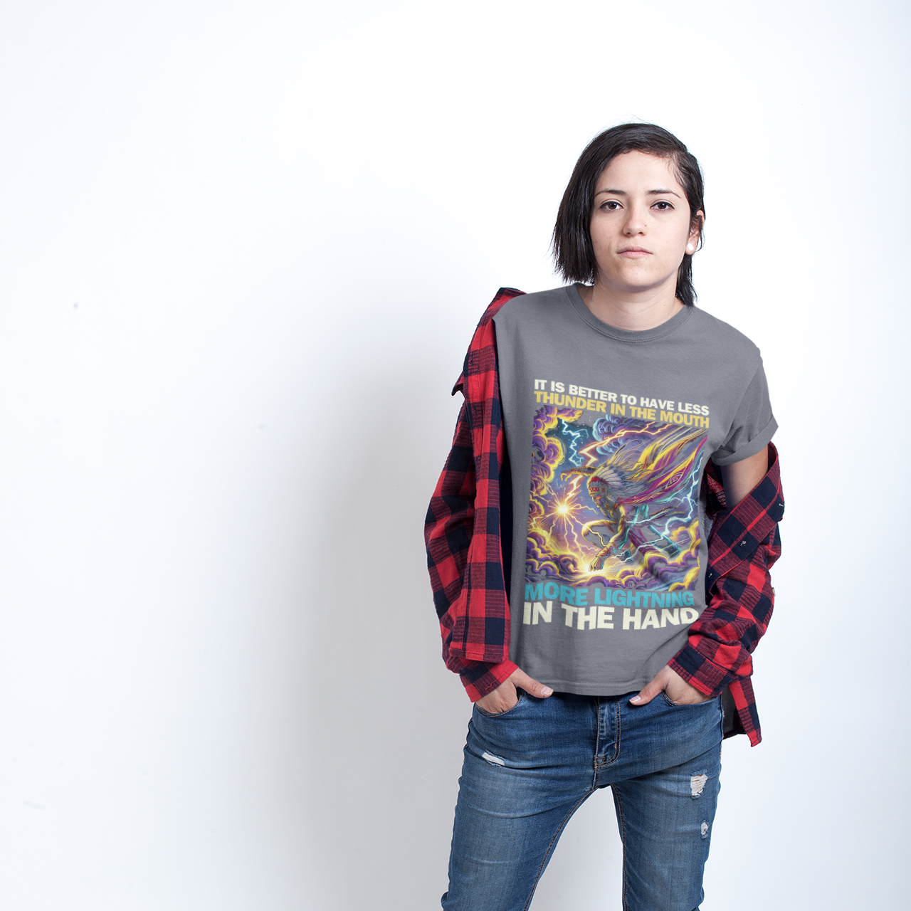 "Makya" | Lightning | Unisex Tee