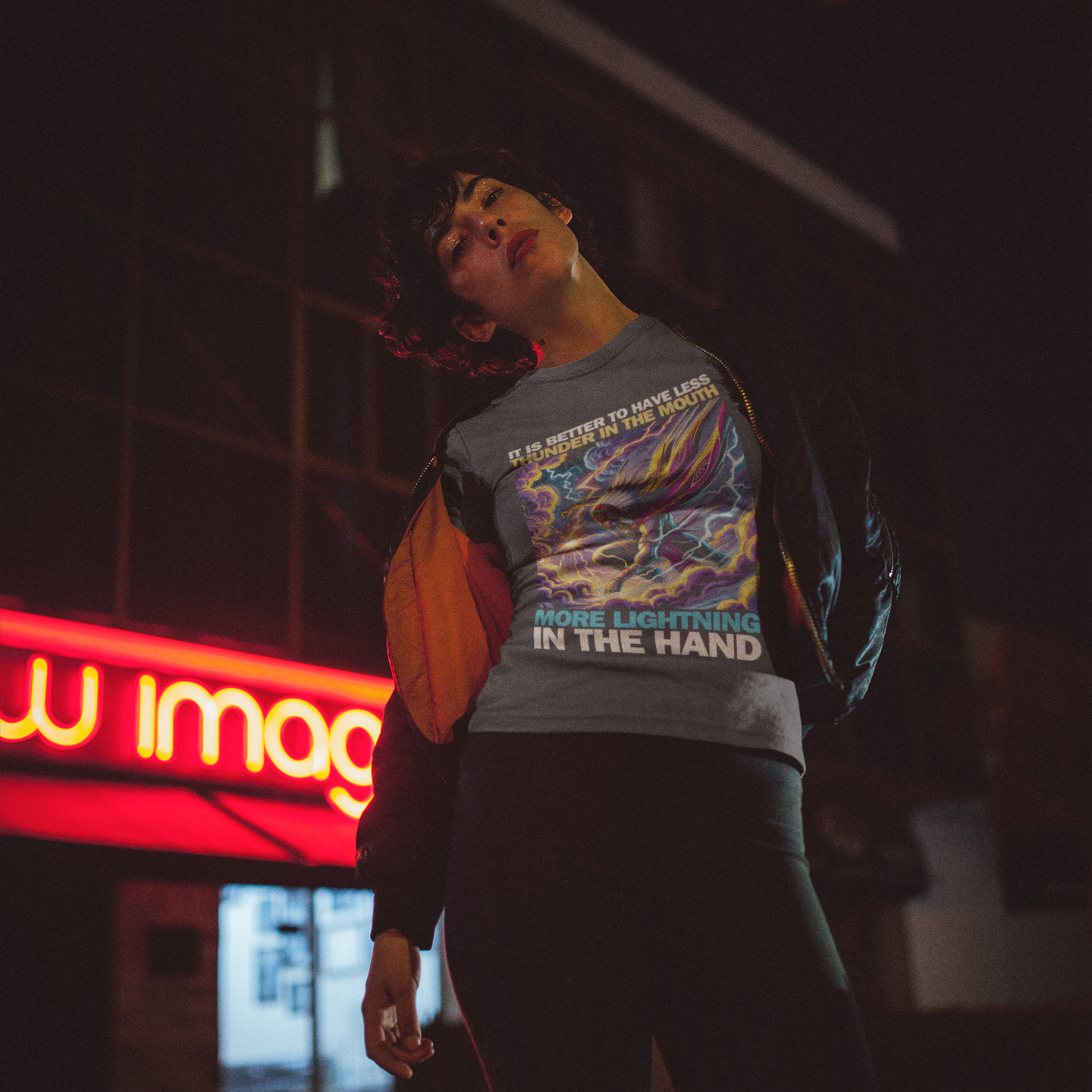 "Makya" | Lightning | Unisex Tee