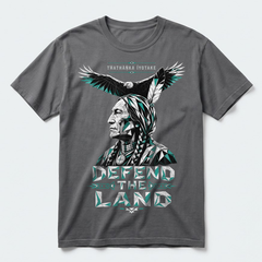 Rokan — Defend the Land — Heritage Tee — view 1