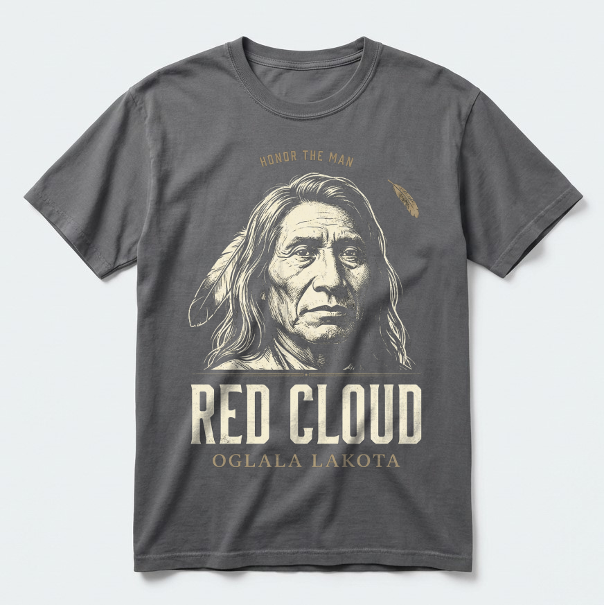 Red Cloud — Honor the Man — Double-sided T-shirt