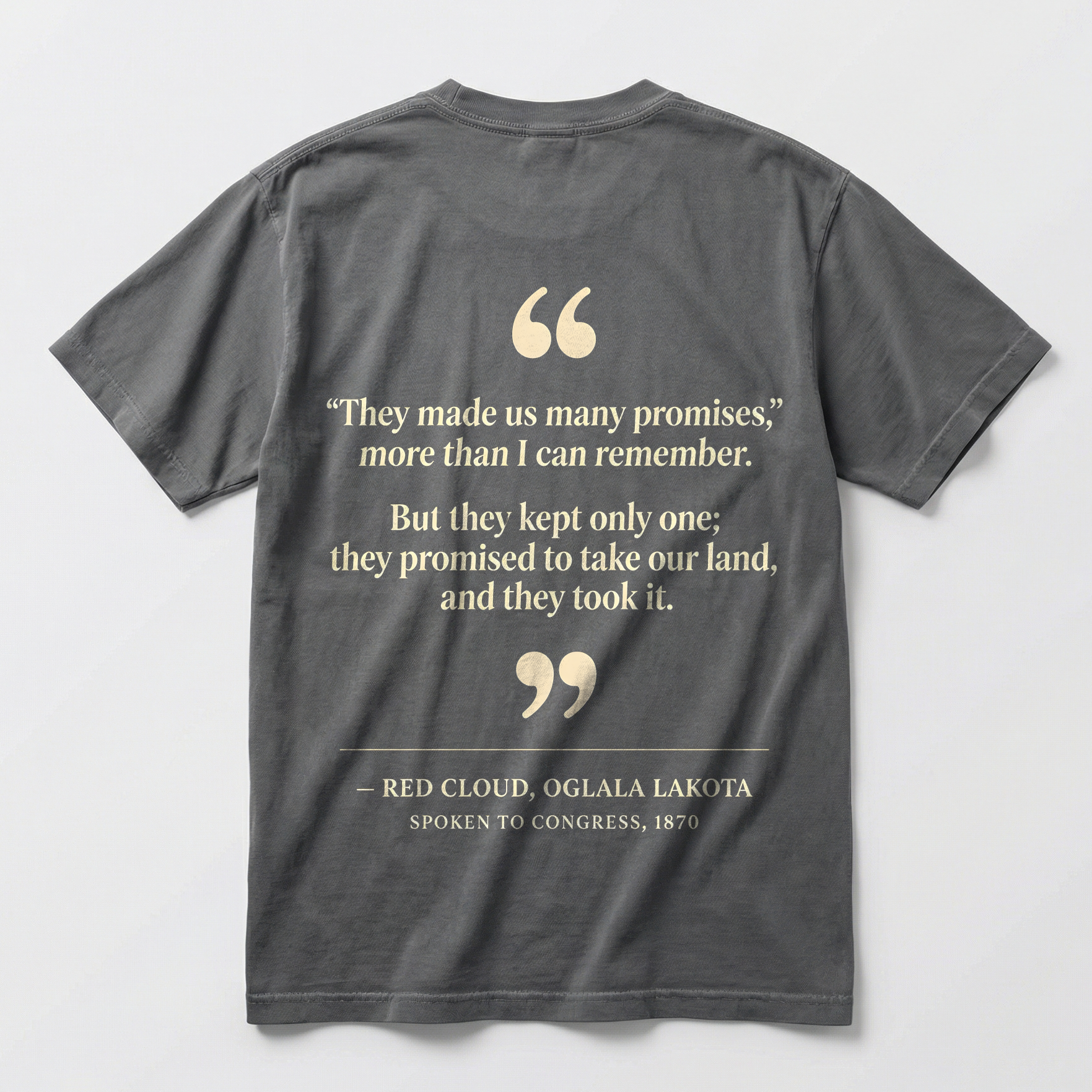 Alowa — The Founding Father — Double-sided T-shirt