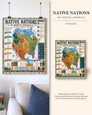 Native Nations of North America — Heritage Rolled Poster