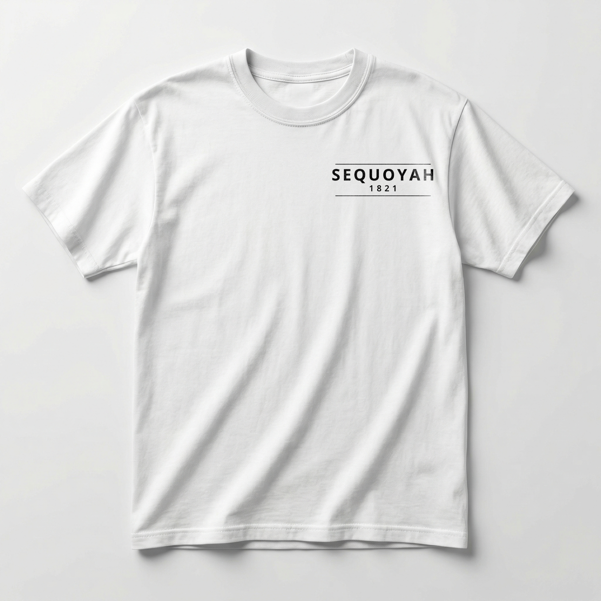 Sequoyah — The Cherokee Syllabary — Double-sided Tee