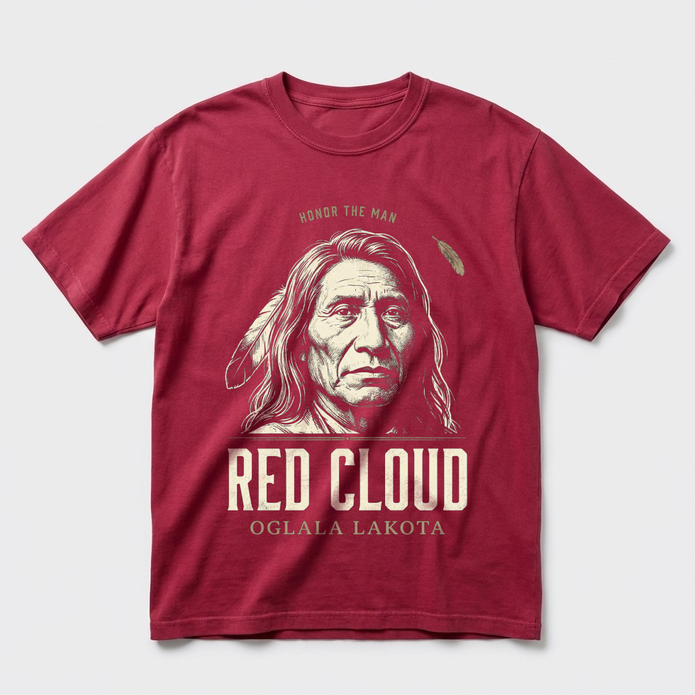 Red Cloud — Honor the Man — Double-sided T-shirt