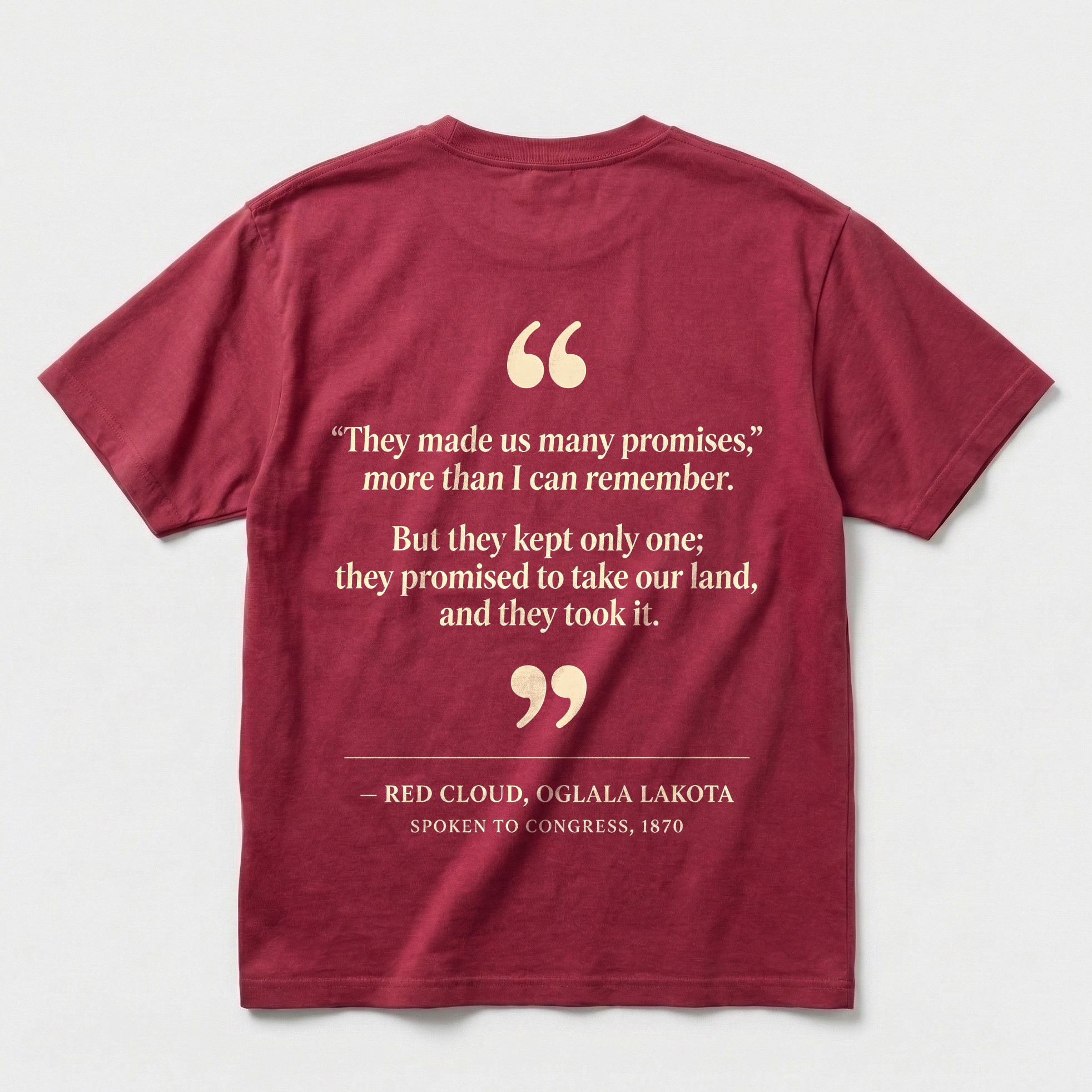 Alowa — The Founding Father — Double-sided T-shirt