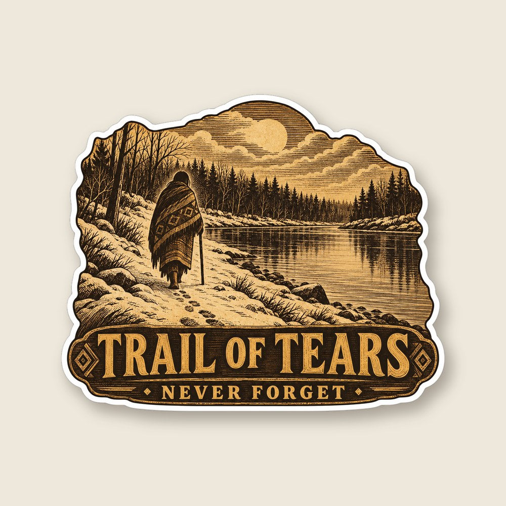 Aruna Trail of Tears remembrance sticker