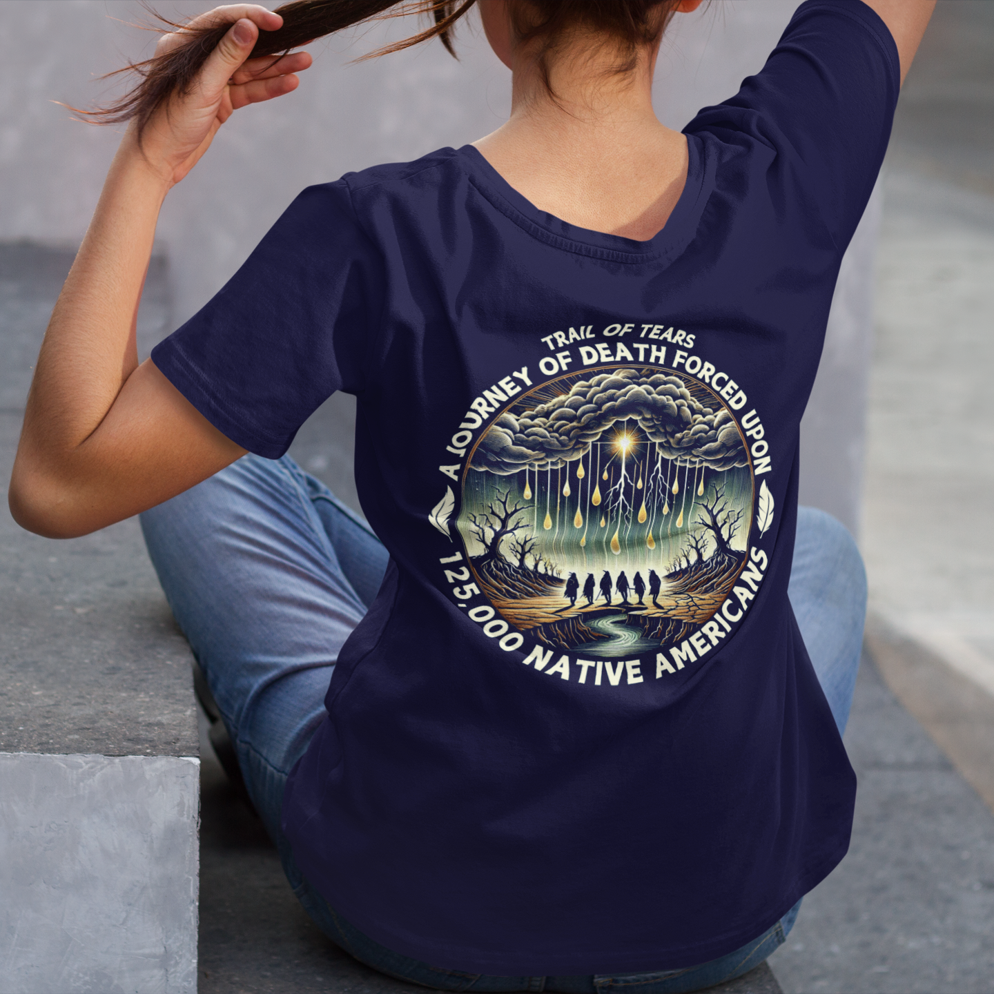 "Kiona" | Trail Of Tears | Unisex Tee | Back
