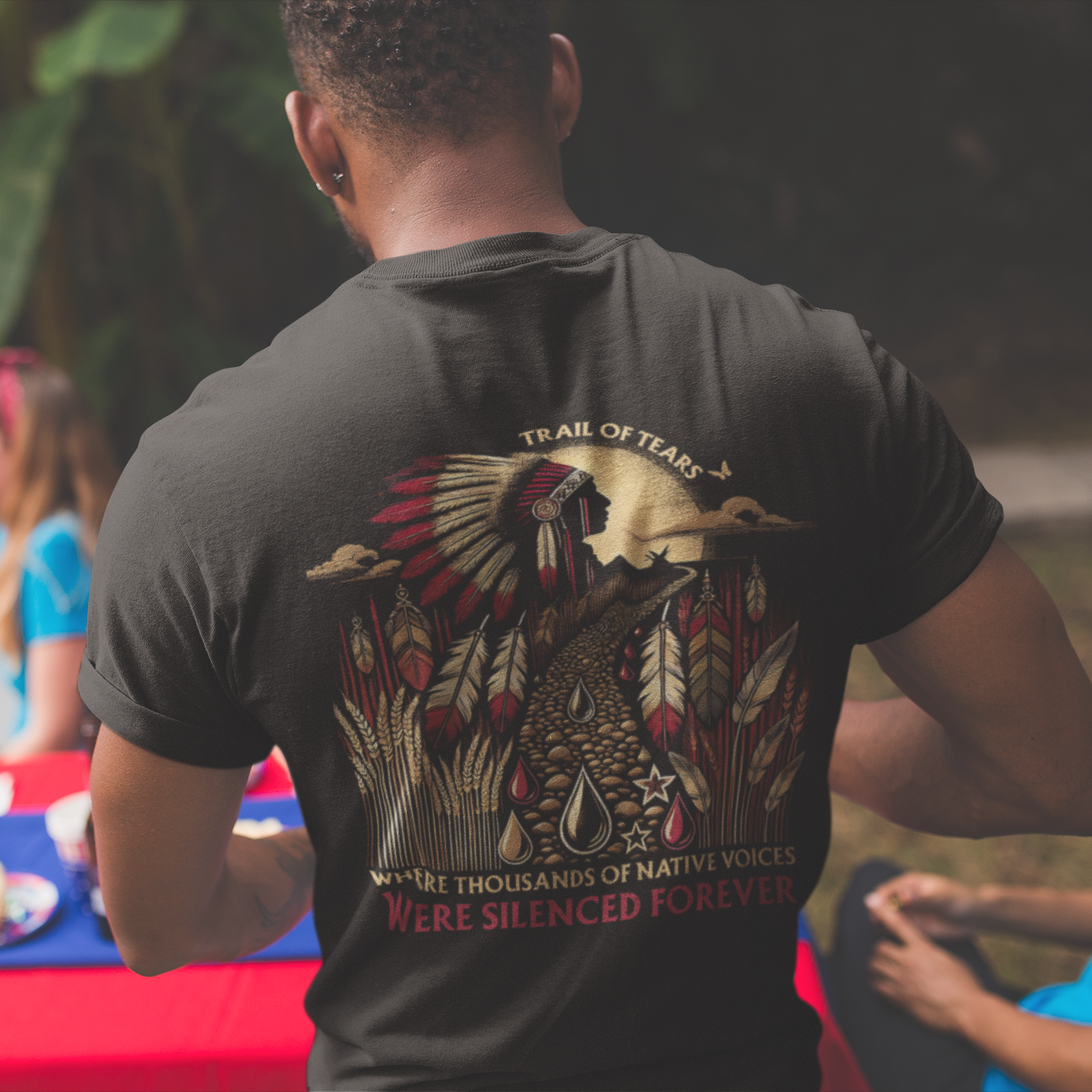 "Sakima" | Trail Of Tears | Unisex Tee | Back