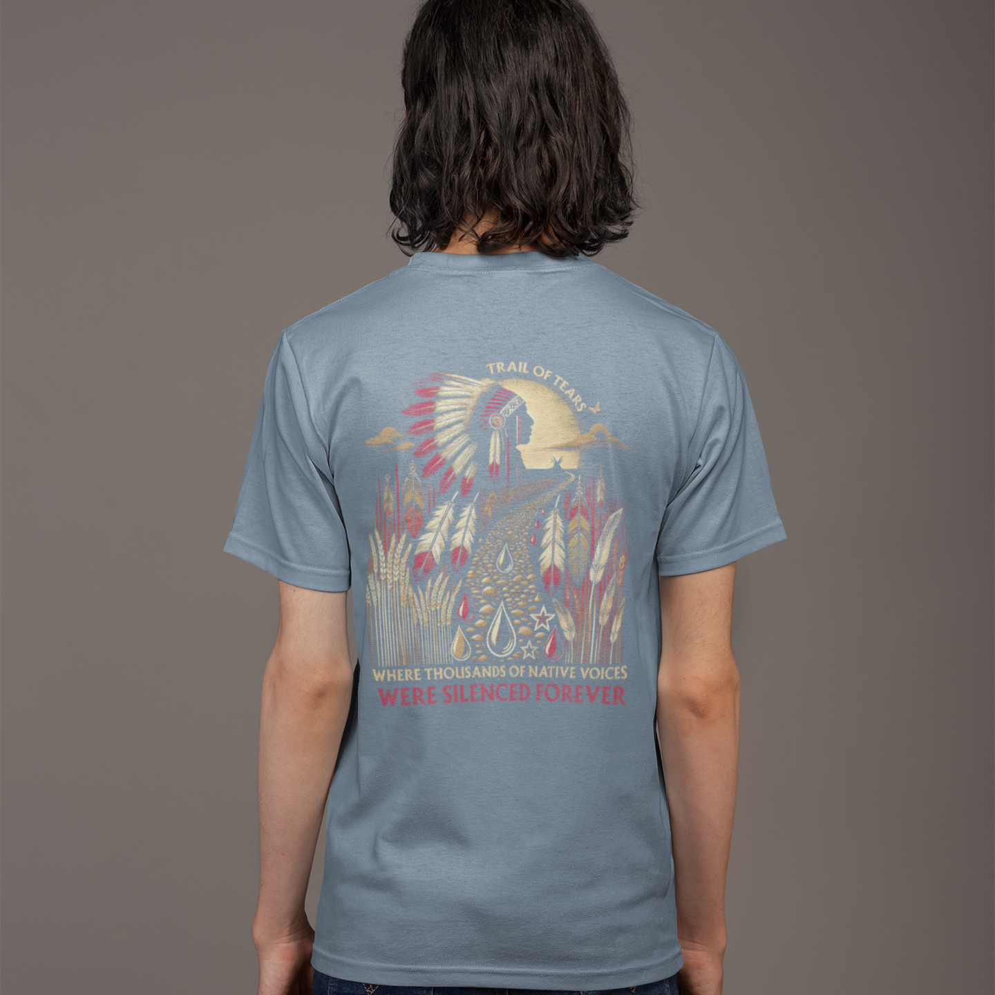 "Sakima" | Trail Of Tears | Unisex Tee | Back