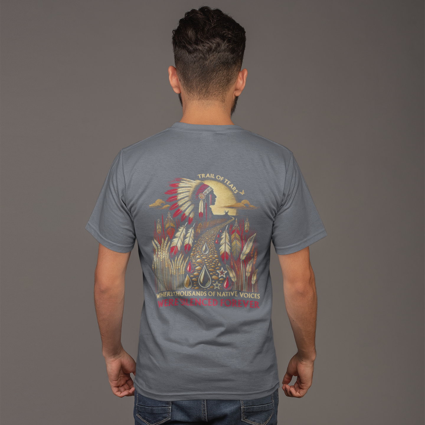"Sakima" | Trail Of Tears | Unisex Tee | Back