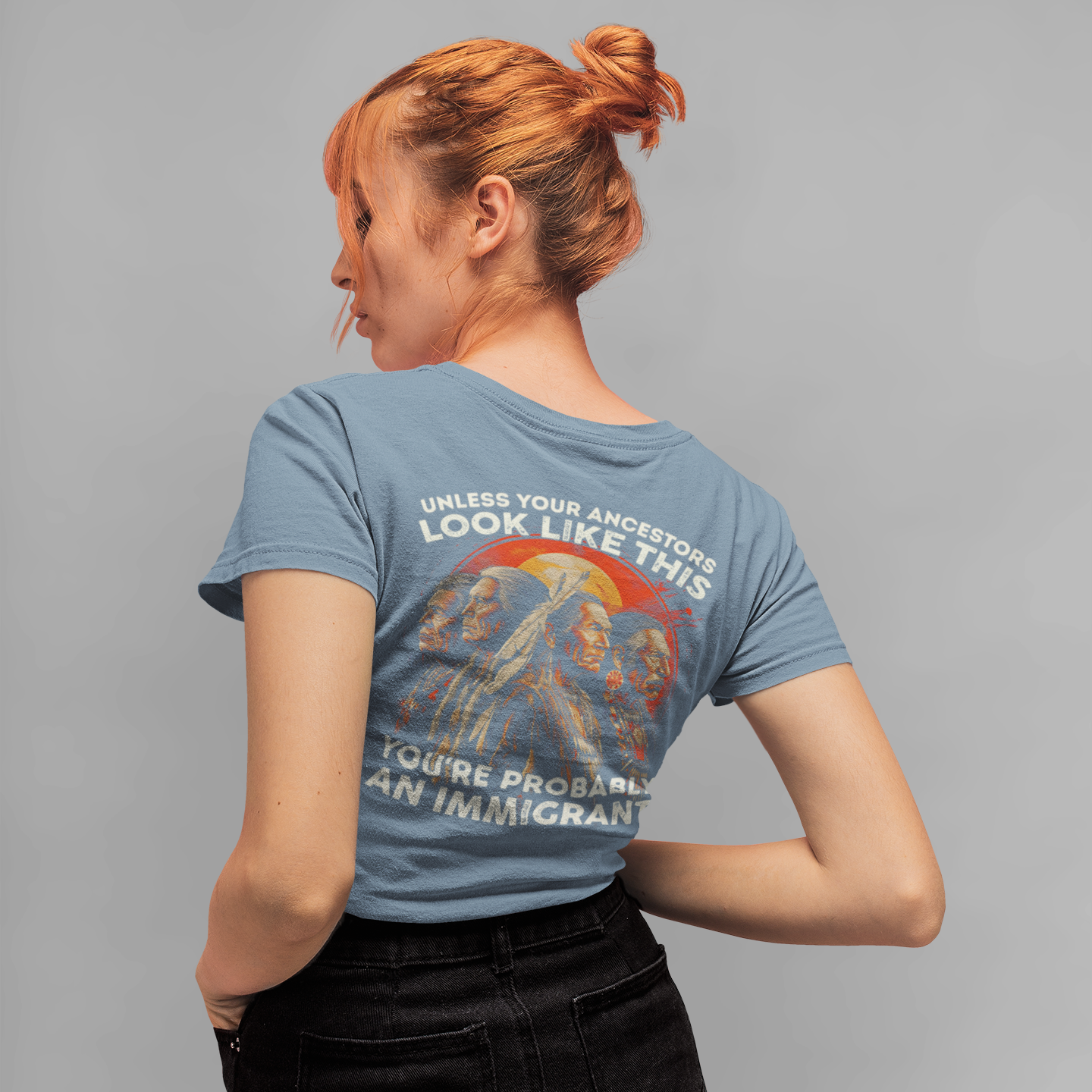 "Angeni" | Trail Of Tears | Unisex Tee | Back