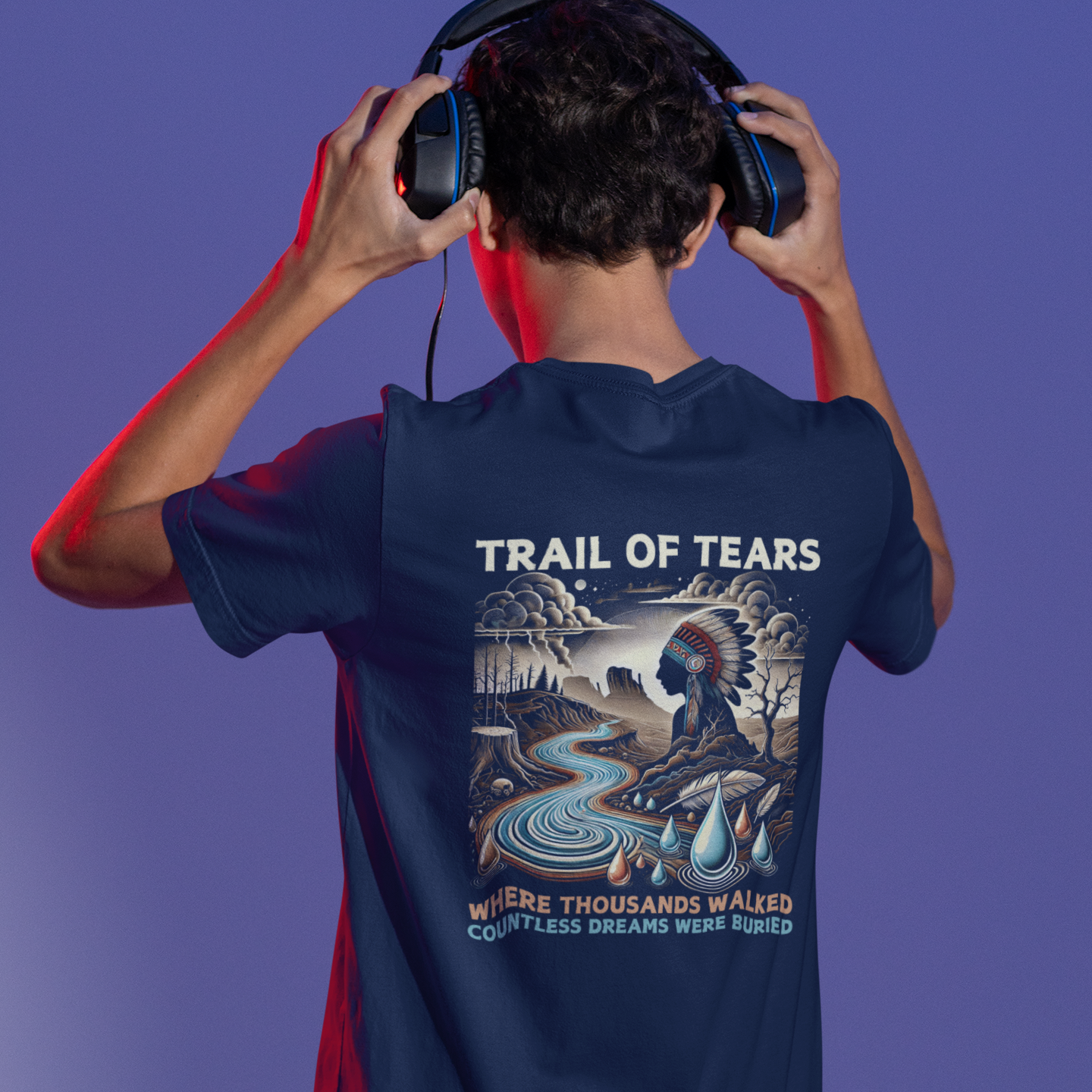 "Elu" | Trail Of Tears | Unisex Tee | Back