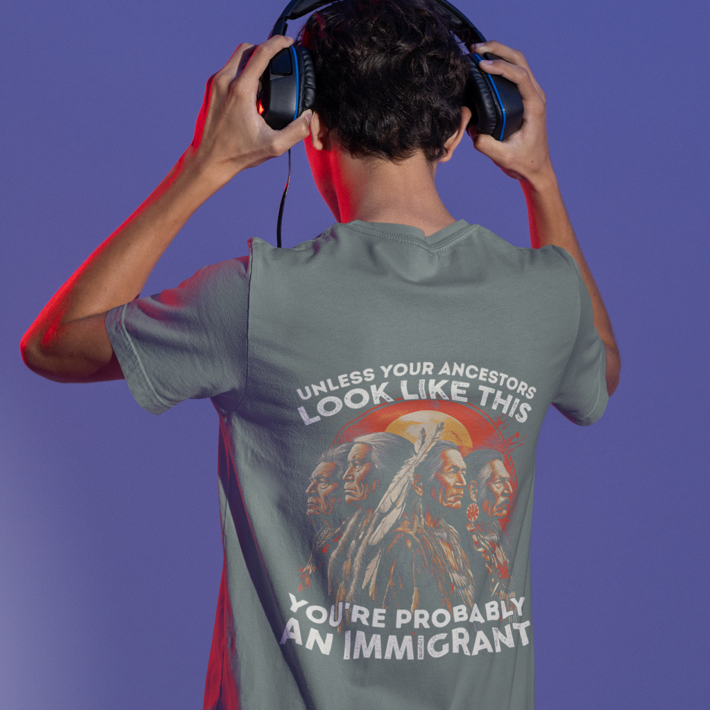"Angeni" | Trail Of Tears | Unisex Tee | Back