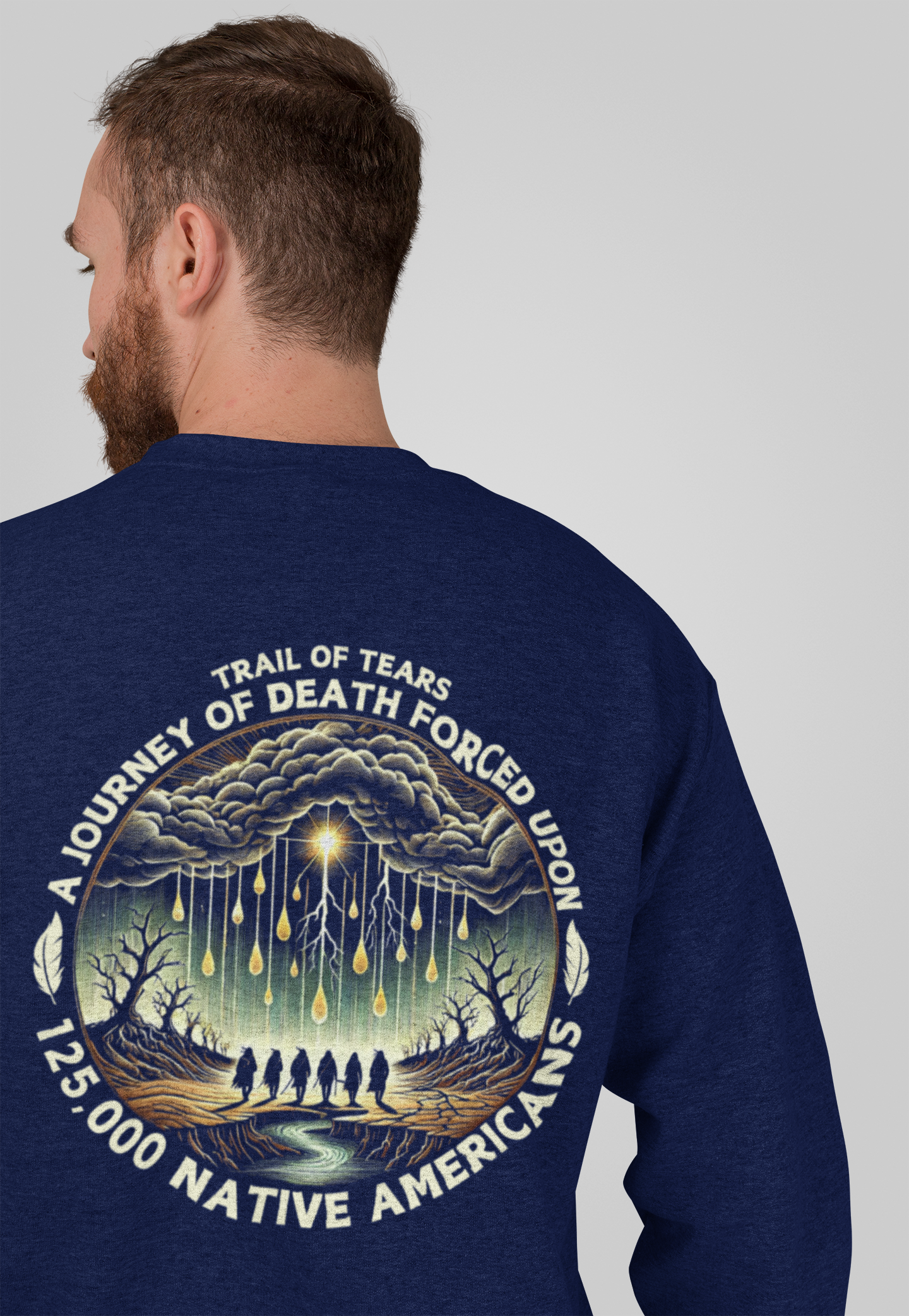 "Kiona" | Trail Of Tears | Crewneck Sweatshirt | Back