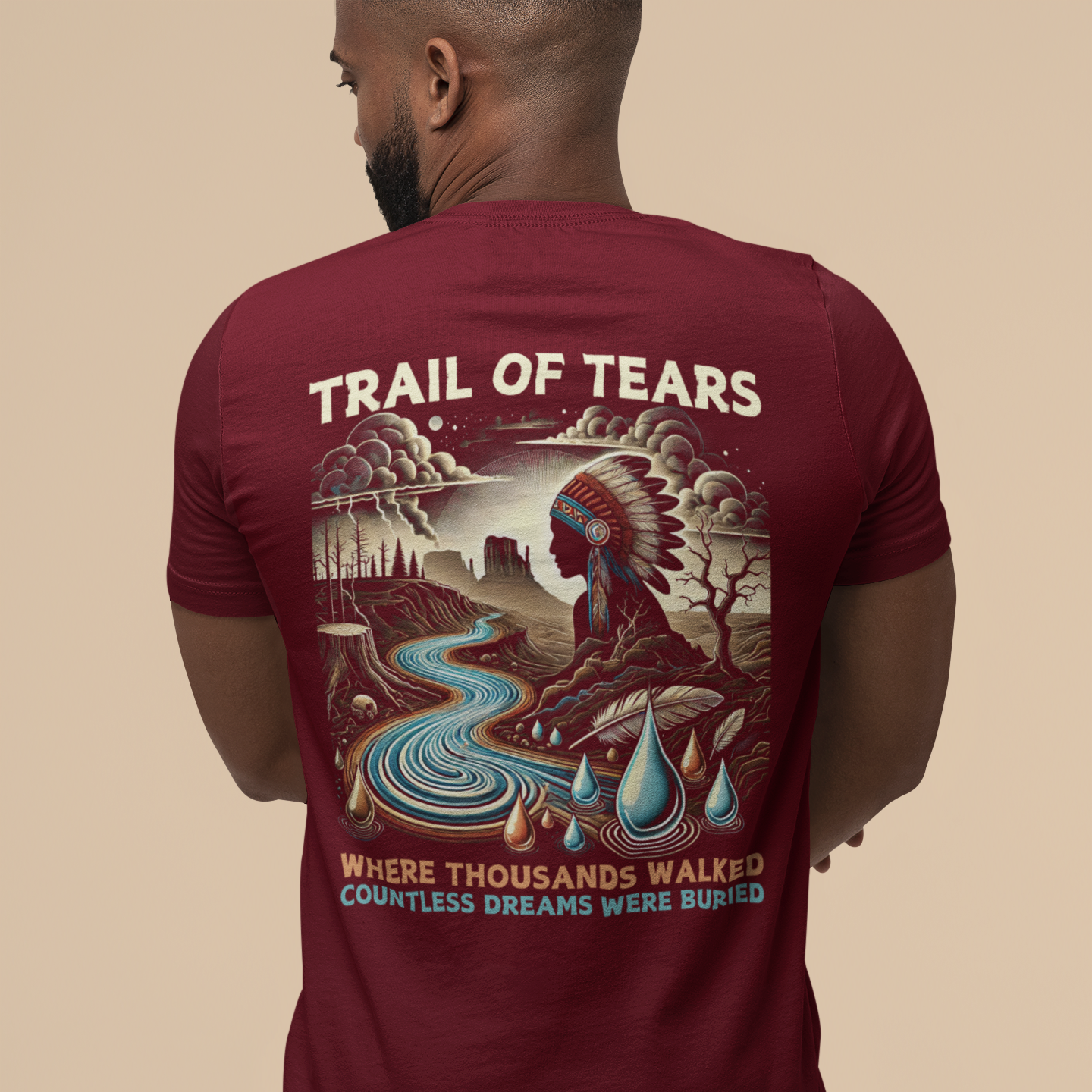 "Elu" | Trail Of Tears | Unisex Tee | Back