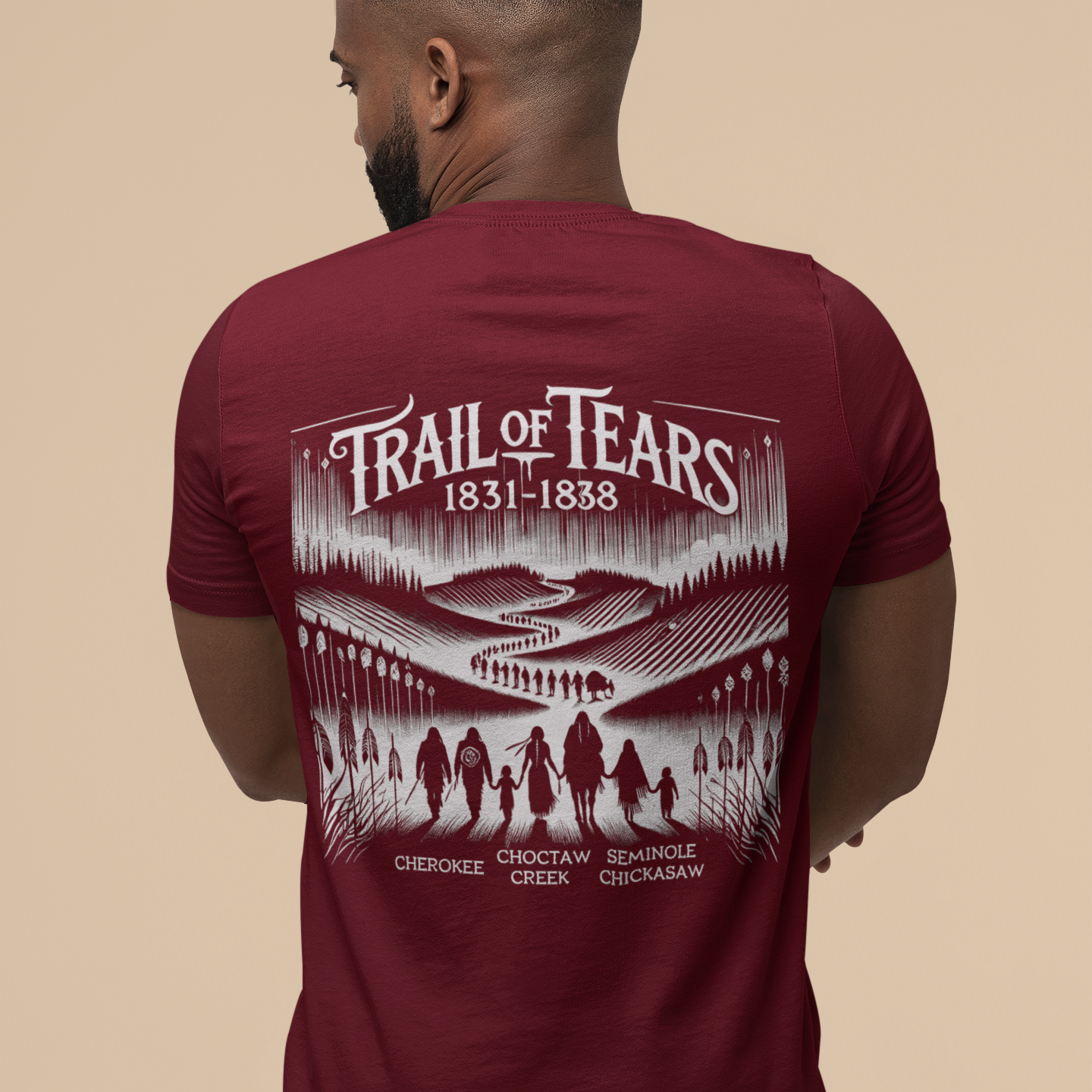"Lomasi" | Trail Of Tears | Unisex Tee | Back