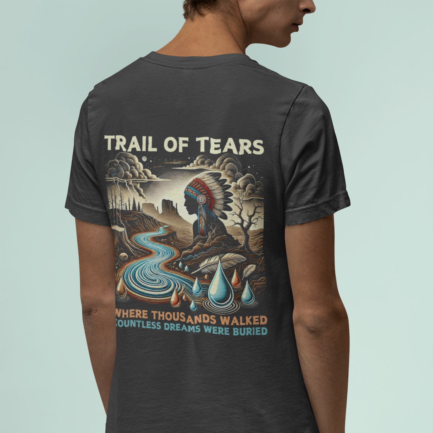 "Elu" | Trail Of Tears | Unisex Tee | Back