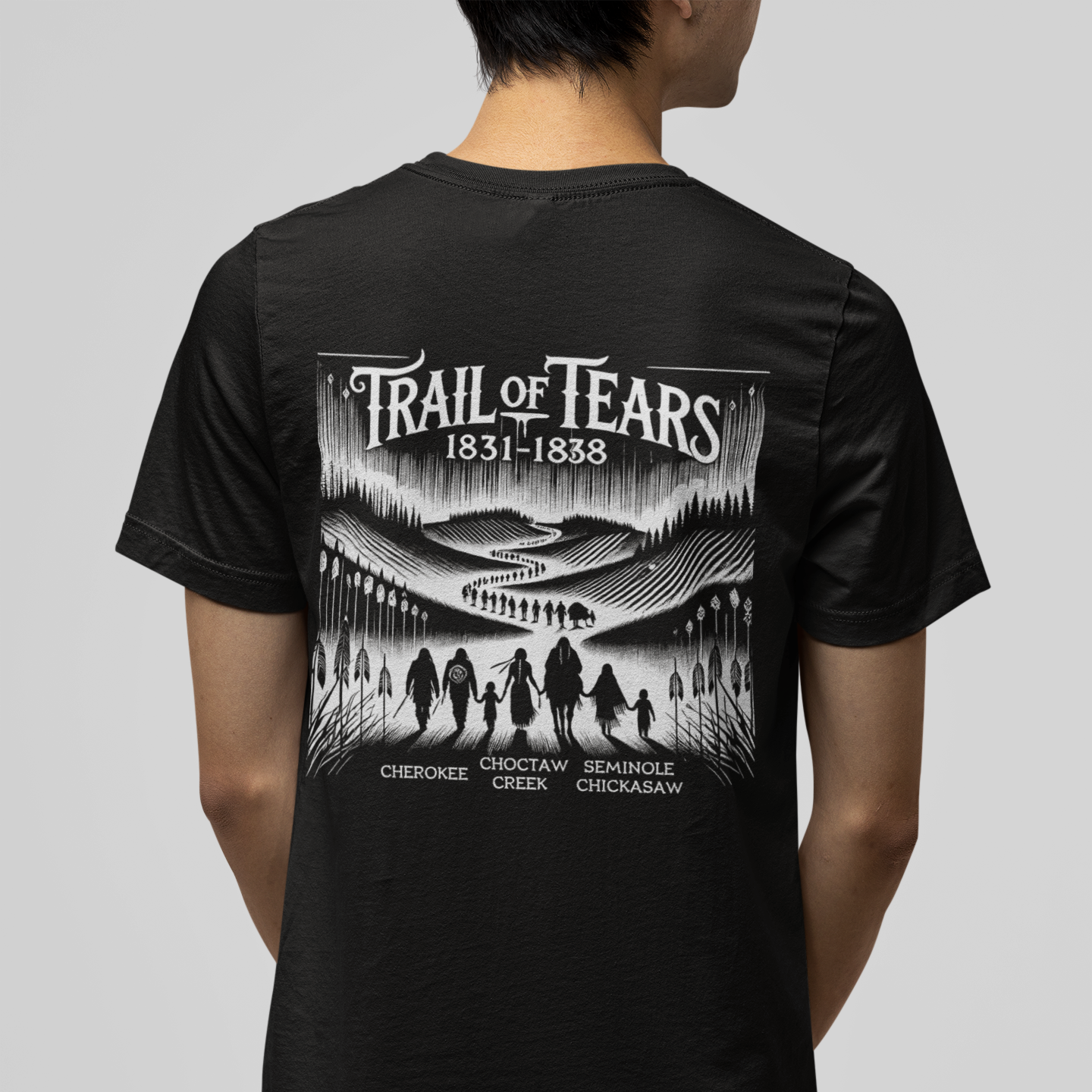 "Lomasi" | Trail Of Tears | Unisex Tee | Back