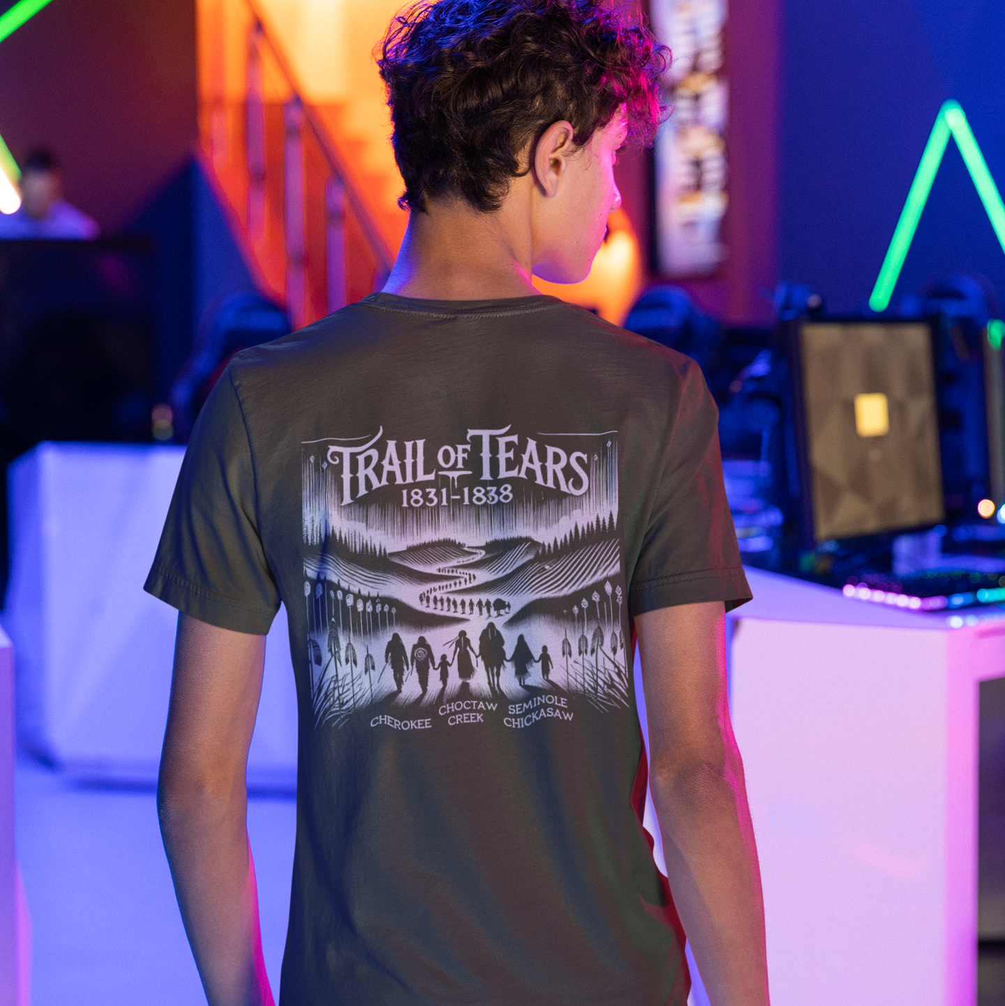 "Lomasi" | Trail Of Tears | Unisex Tee | Back