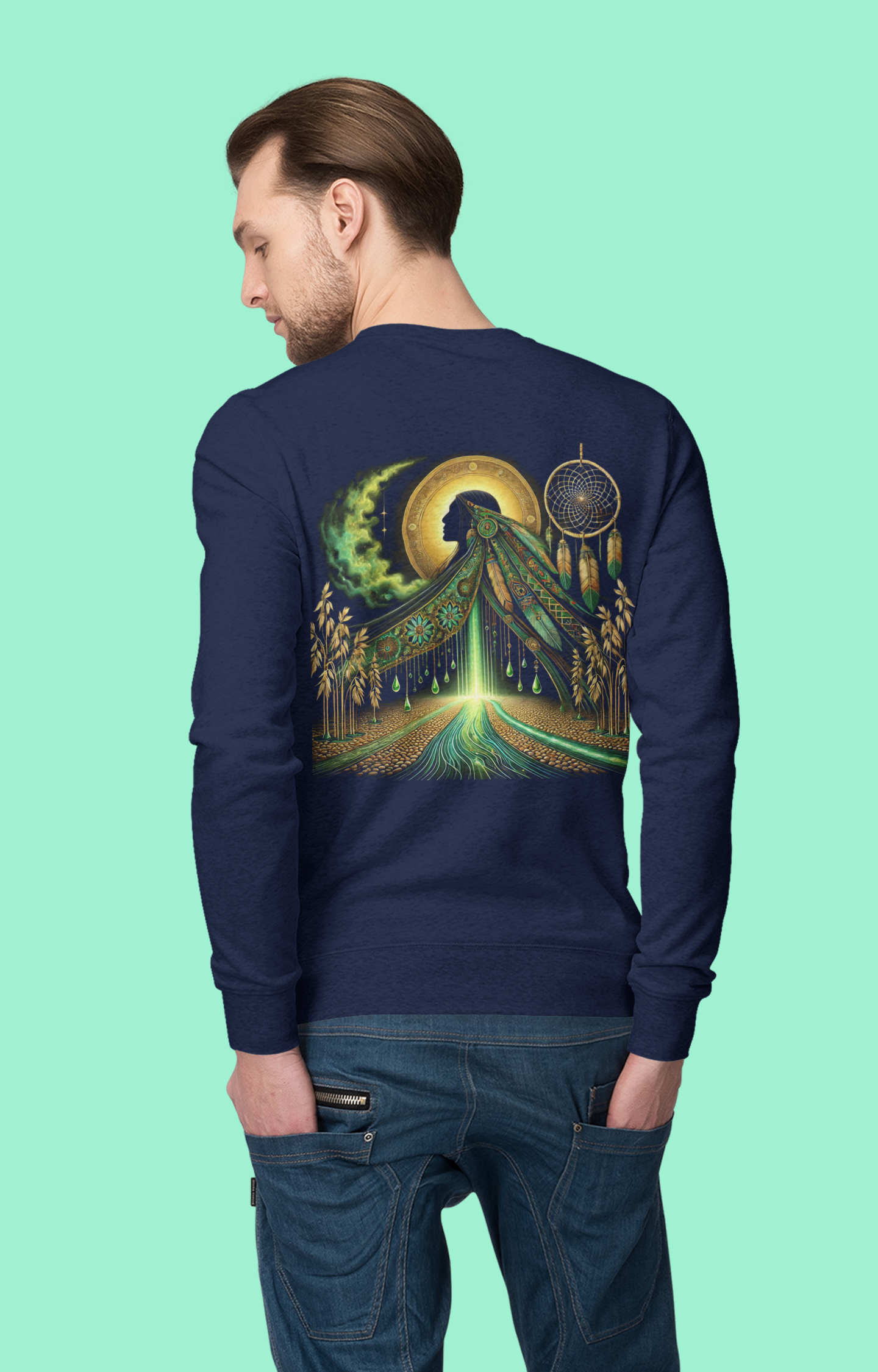 "Kimama" | Trail Of Tears | Crewneck Sweatshirt | Back