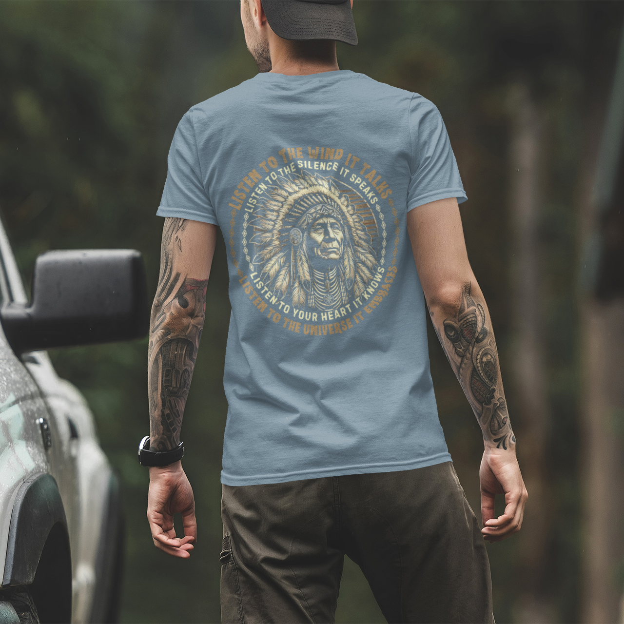 "Dyani" | Trail Of Tears | Unisex Tee | Back