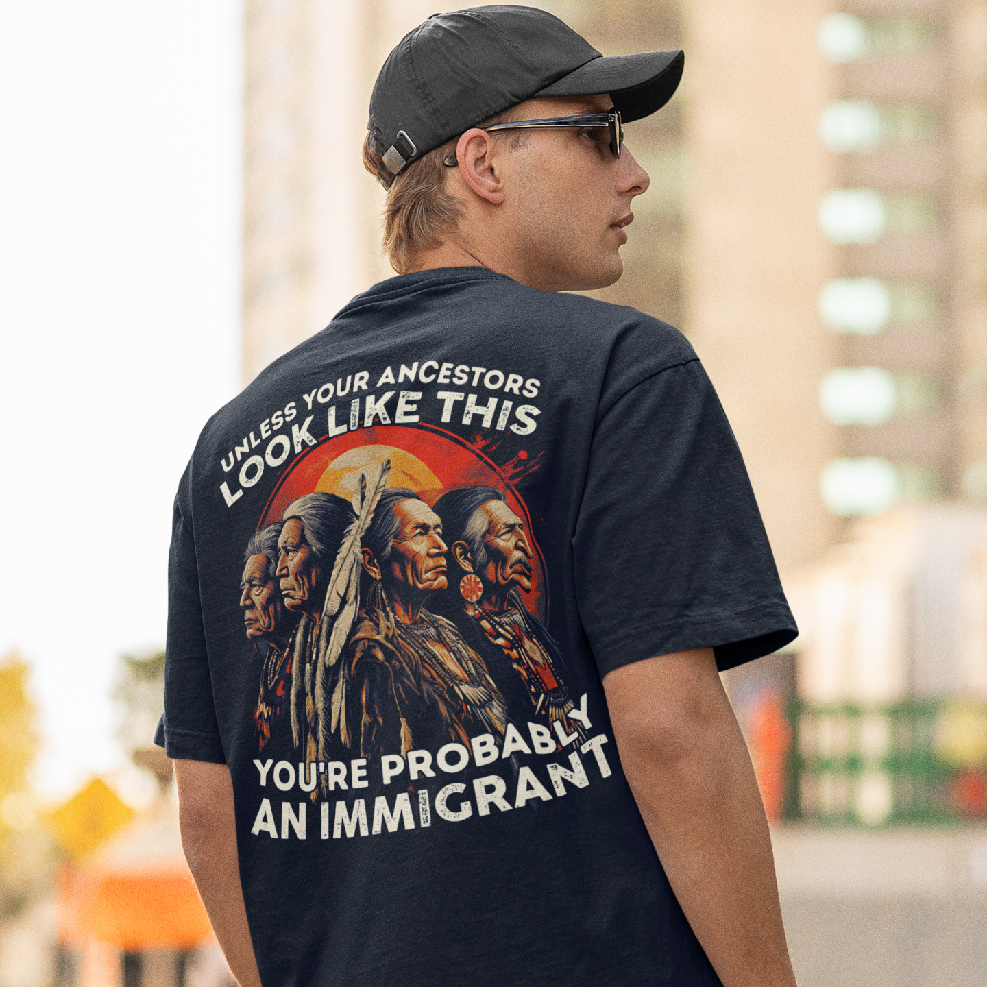 "Angeni" | Trail Of Tears | Unisex Tee | Back