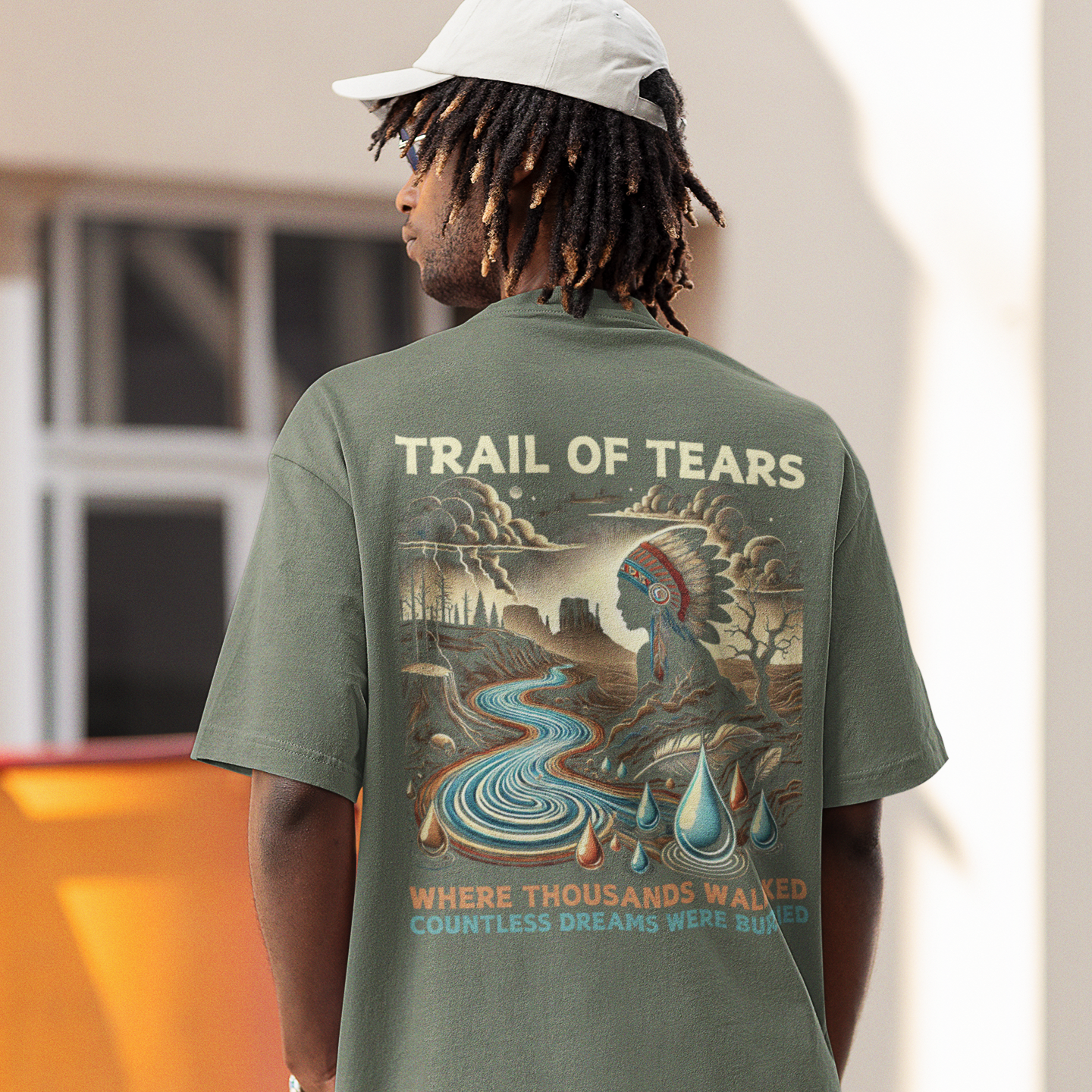 "Elu" | Trail Of Tears | Unisex Tee | Back