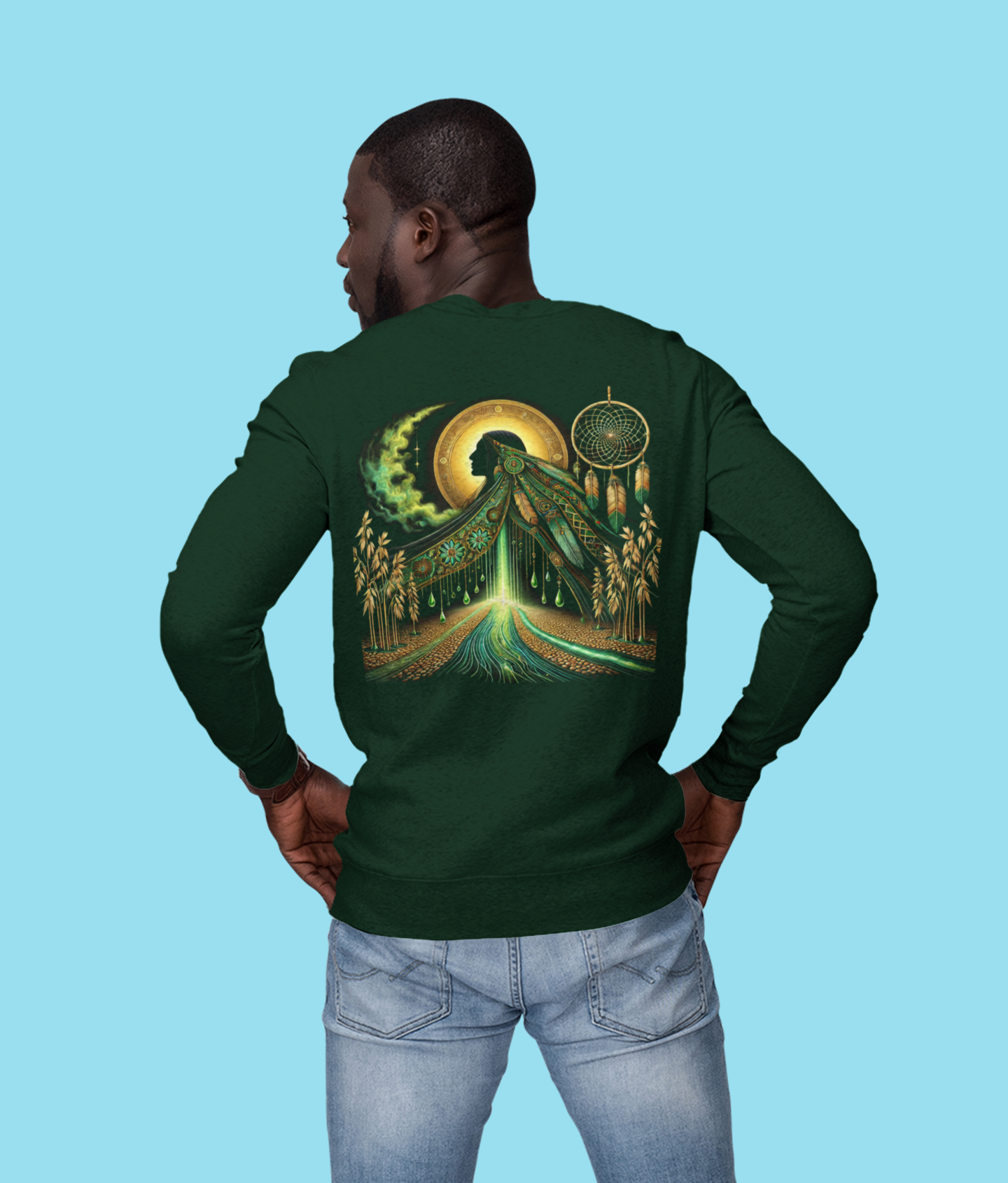 "Kimama" | Trail Of Tears | Crewneck Sweatshirt | Back