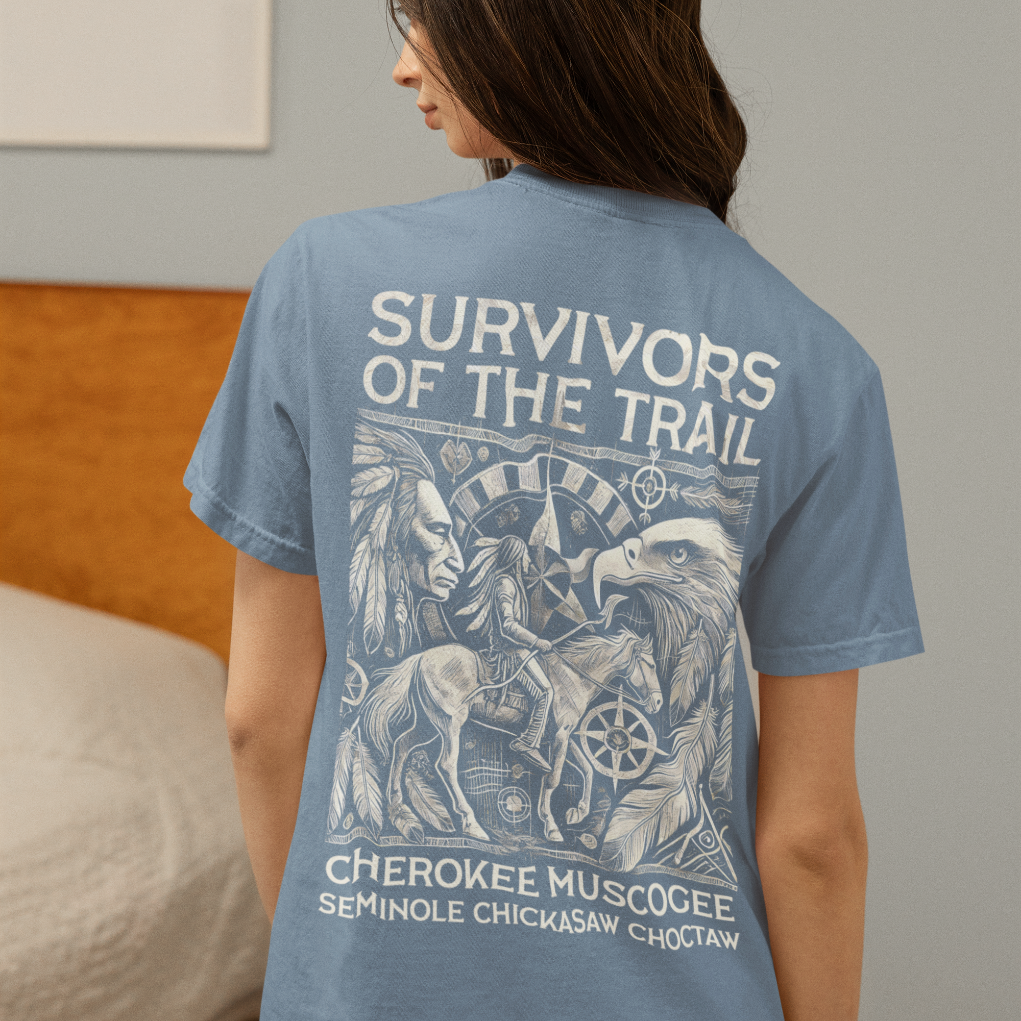 "Chayton" | Trail Of Tears | Unisex Tee | Back