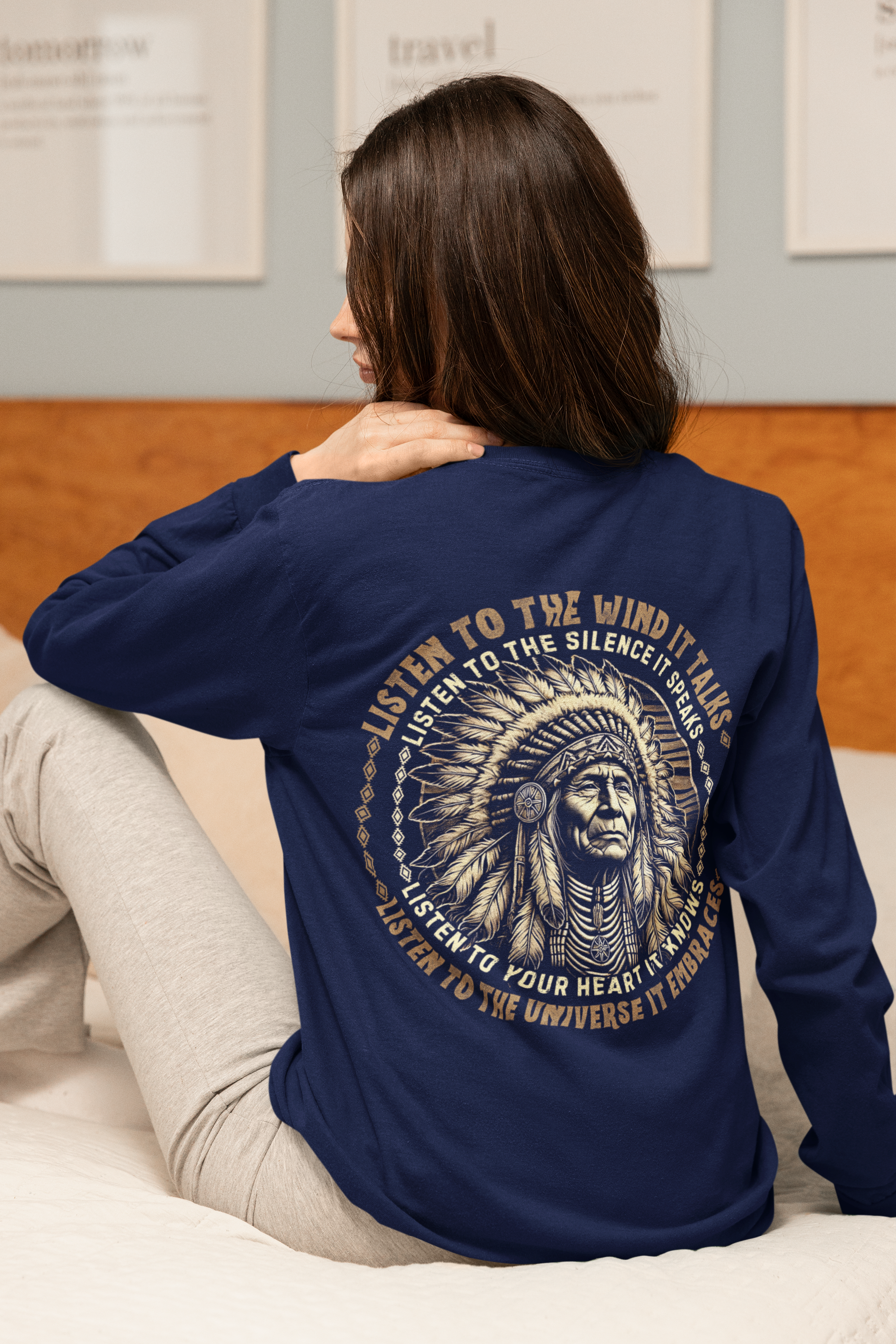 "Dyani" | Trail Of Tears | Crewneck Sweatshirt | Back