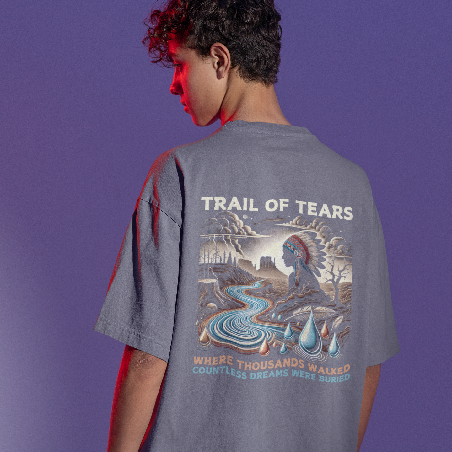 "Elu" | Trail Of Tears | Unisex Tee | Back