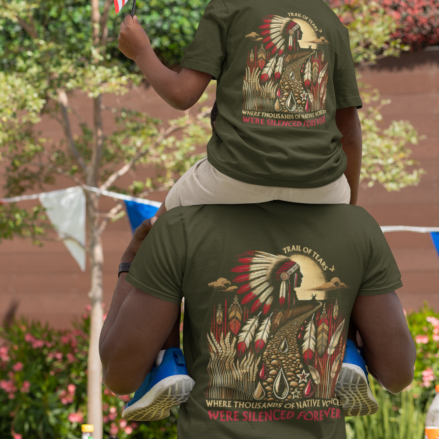 "Sakima" | Trail Of Tears | Unisex Tee | Back