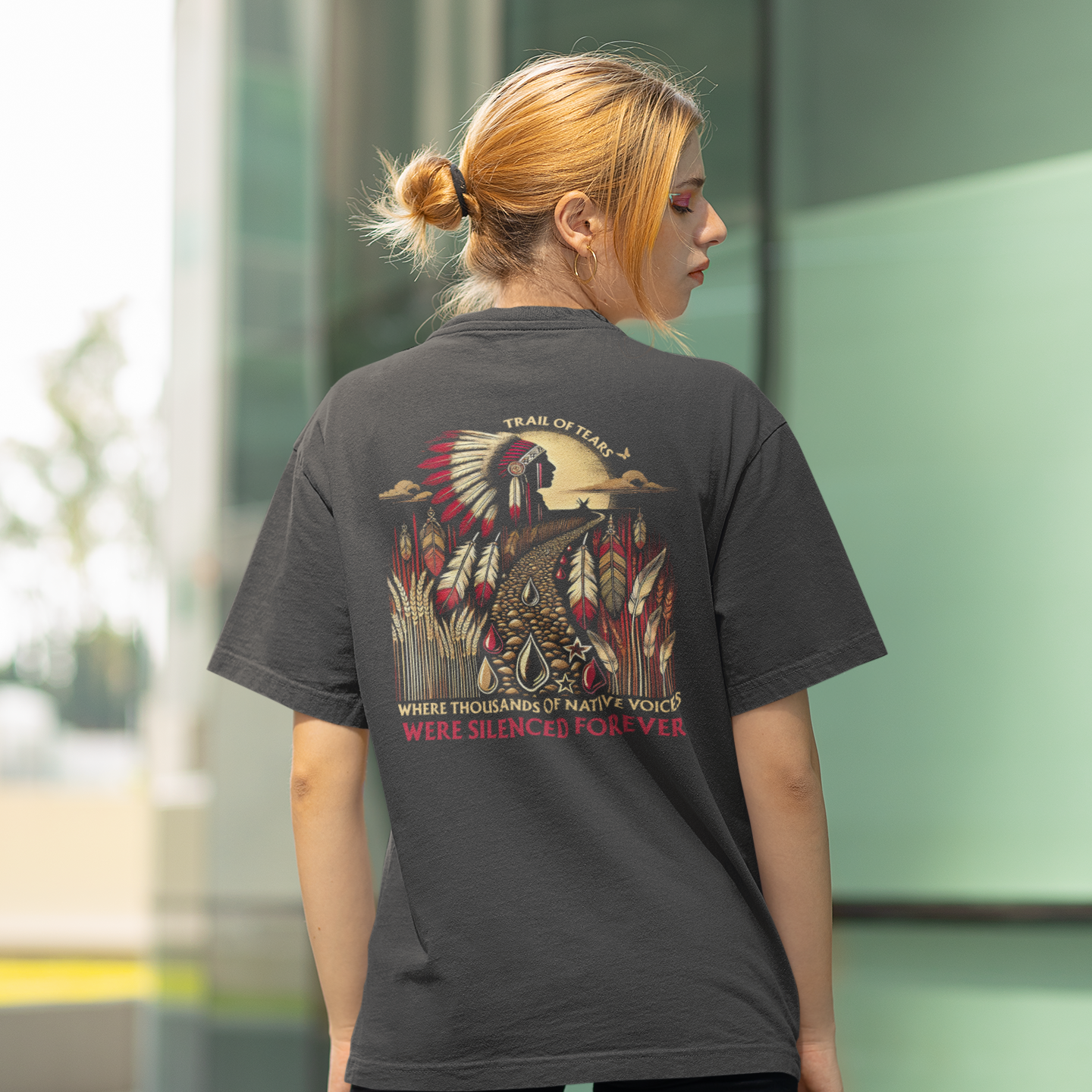 "Sakima" | Trail Of Tears | Unisex Tee | Back