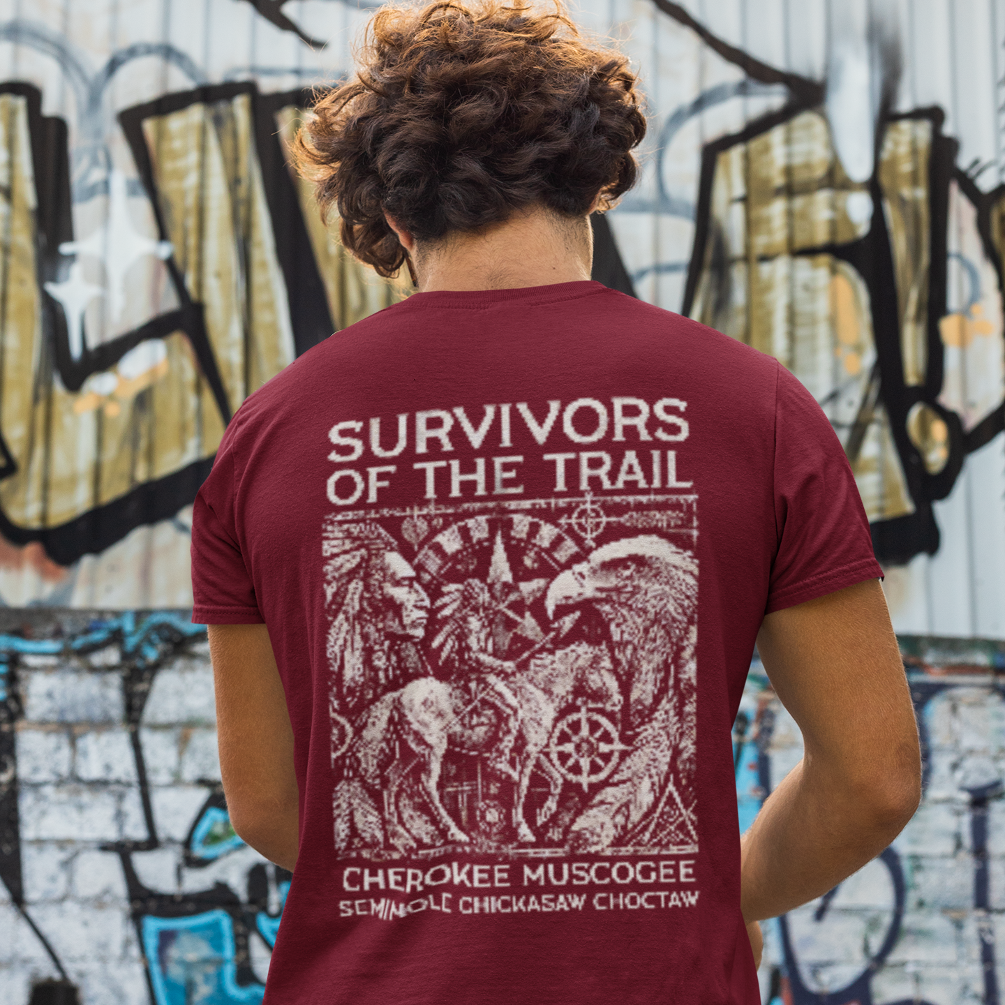 "Chayton" | Trail Of Tears | Unisex Tee | Back