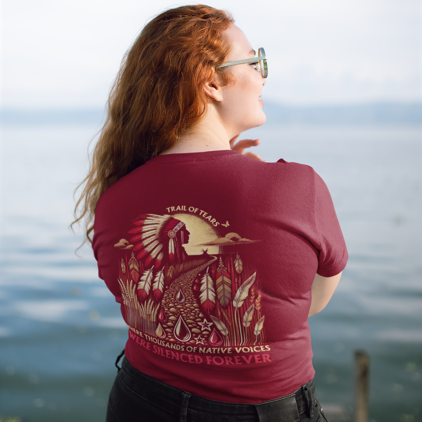 "Sakima" | Trail Of Tears | Unisex Tee | Back