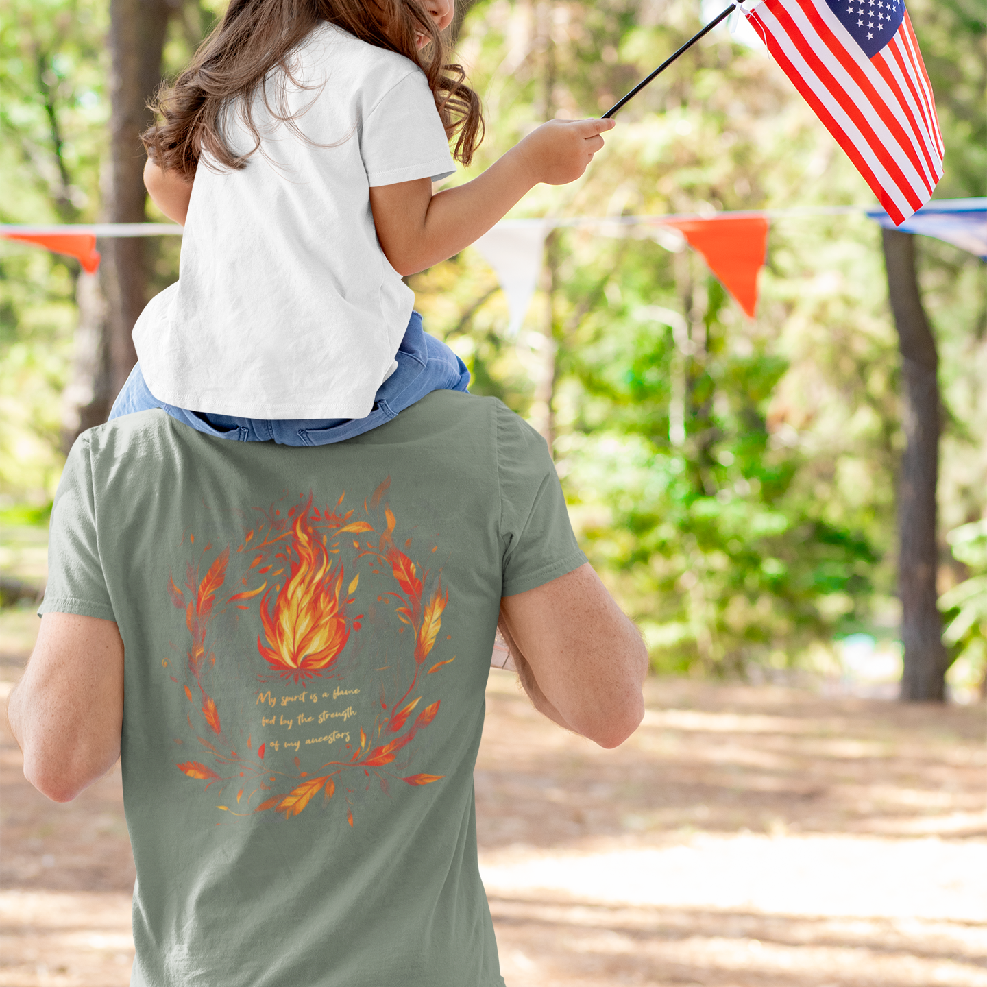 "Adsila" | Trail Of Tears | Unisex Tee | Back