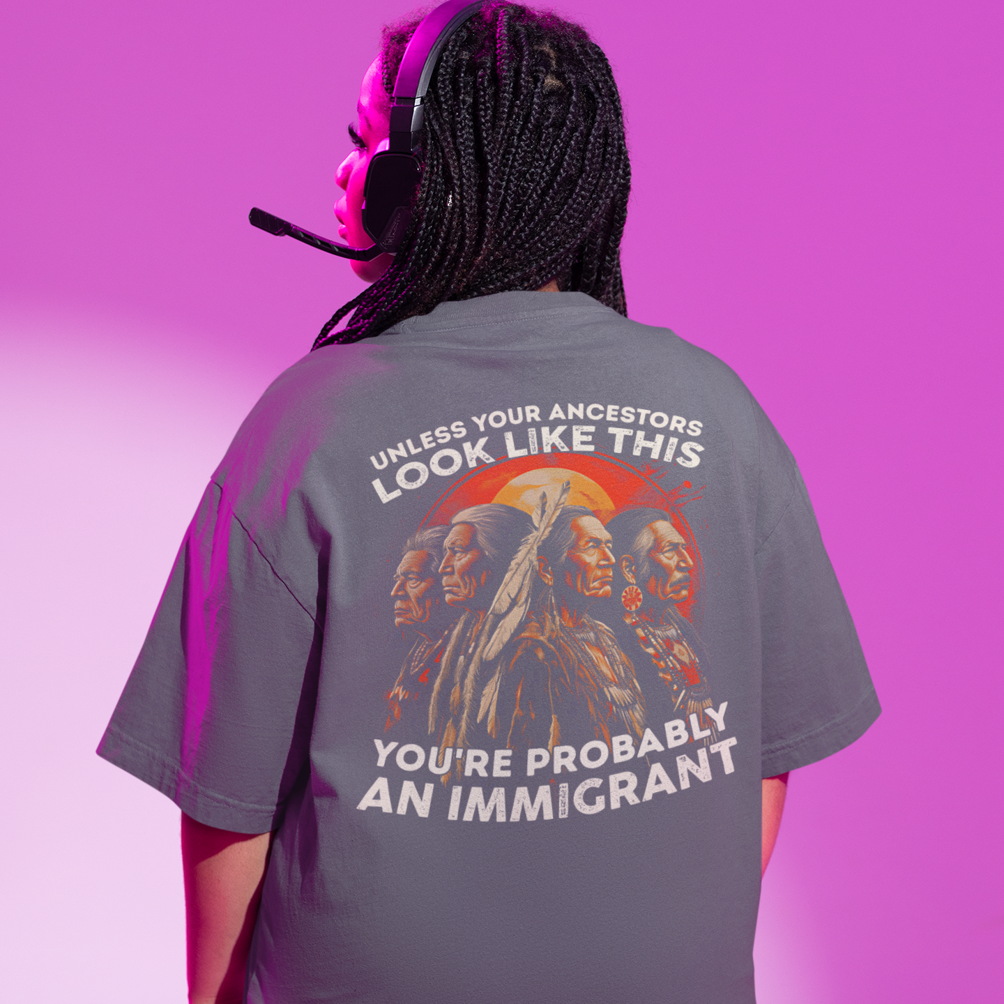 "Angeni" | Trail Of Tears | Unisex Tee | Back