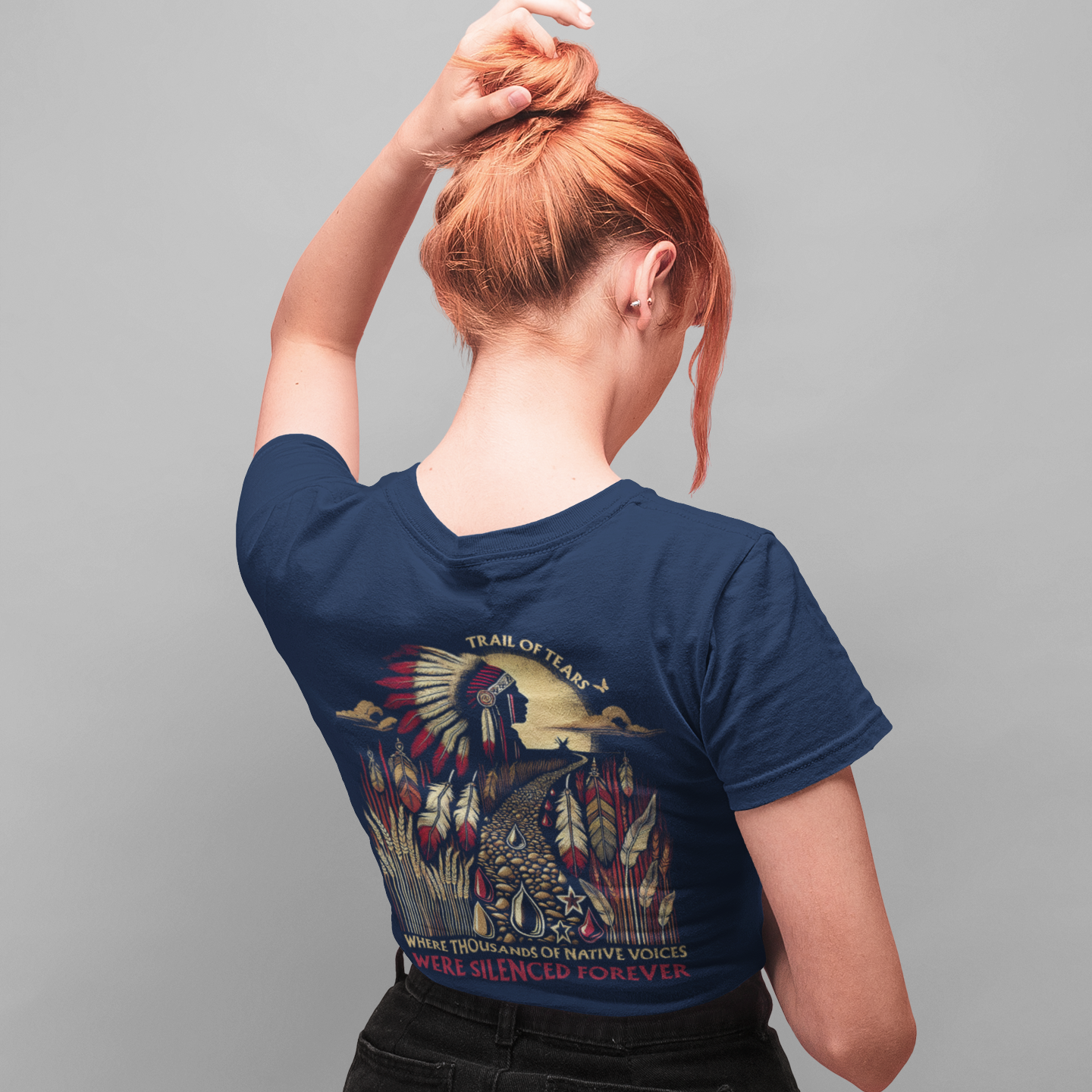 "Sakima" | Trail Of Tears | Unisex Tee | Back