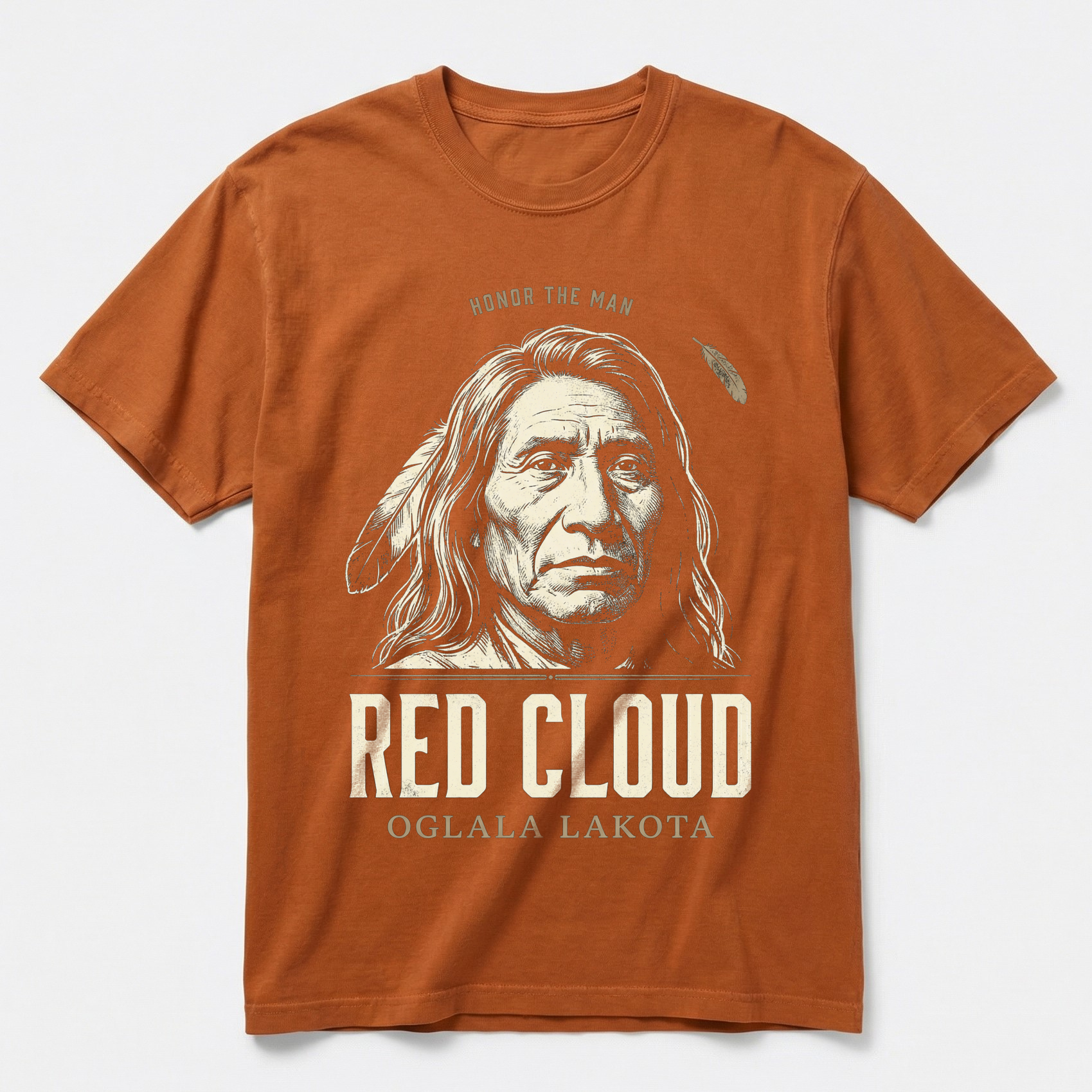 Red Cloud — Honor the Man — Double-sided T-shirt